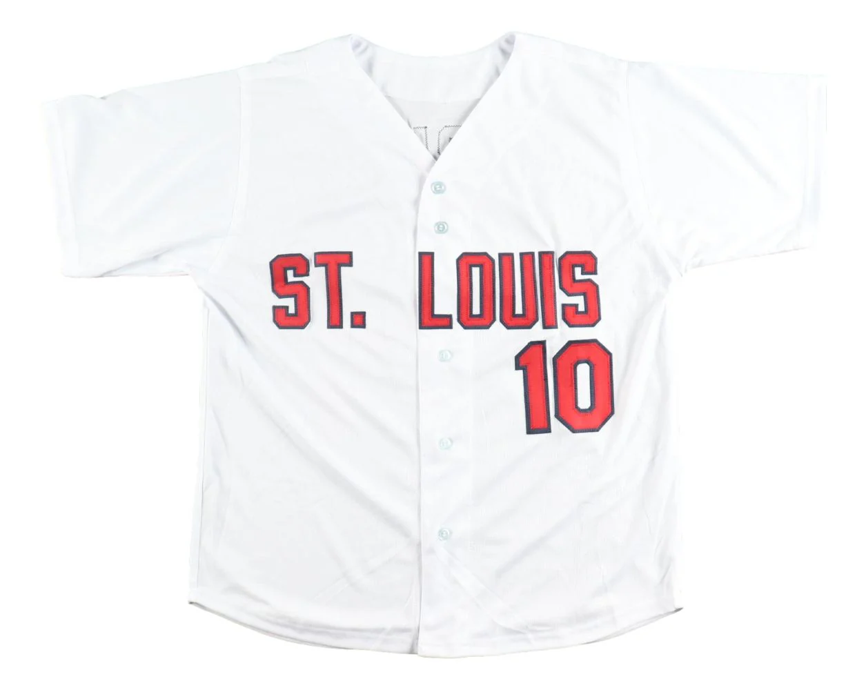 Tony La Russa St. Louis Signed White Baseball Jersey BAS - Image 3