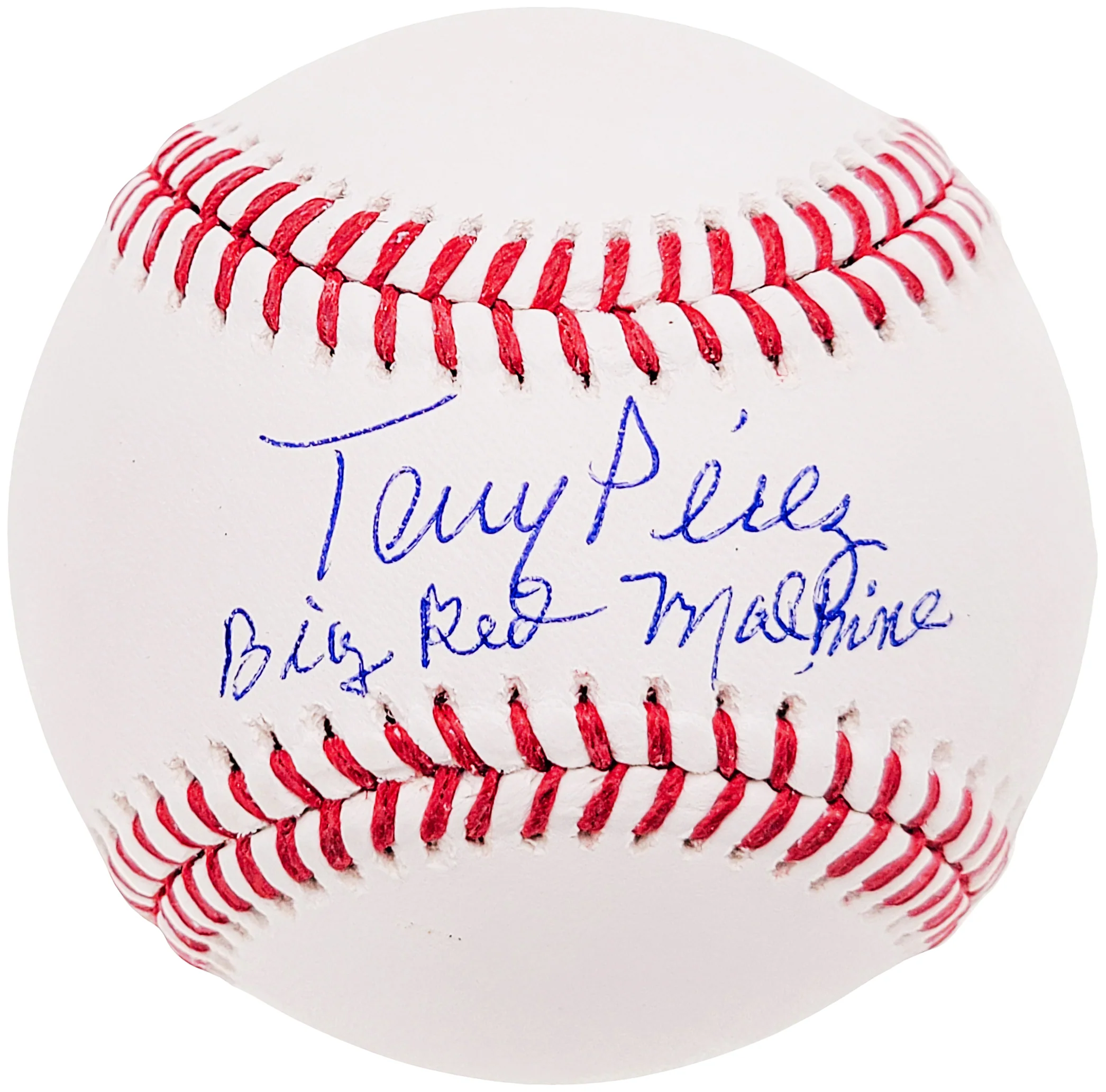 Tony Perez Autographed Official MLB Baseball Cincinnati Reds "Big Red Machine" Beckett BAS Witness Stock #209353 - Image 2