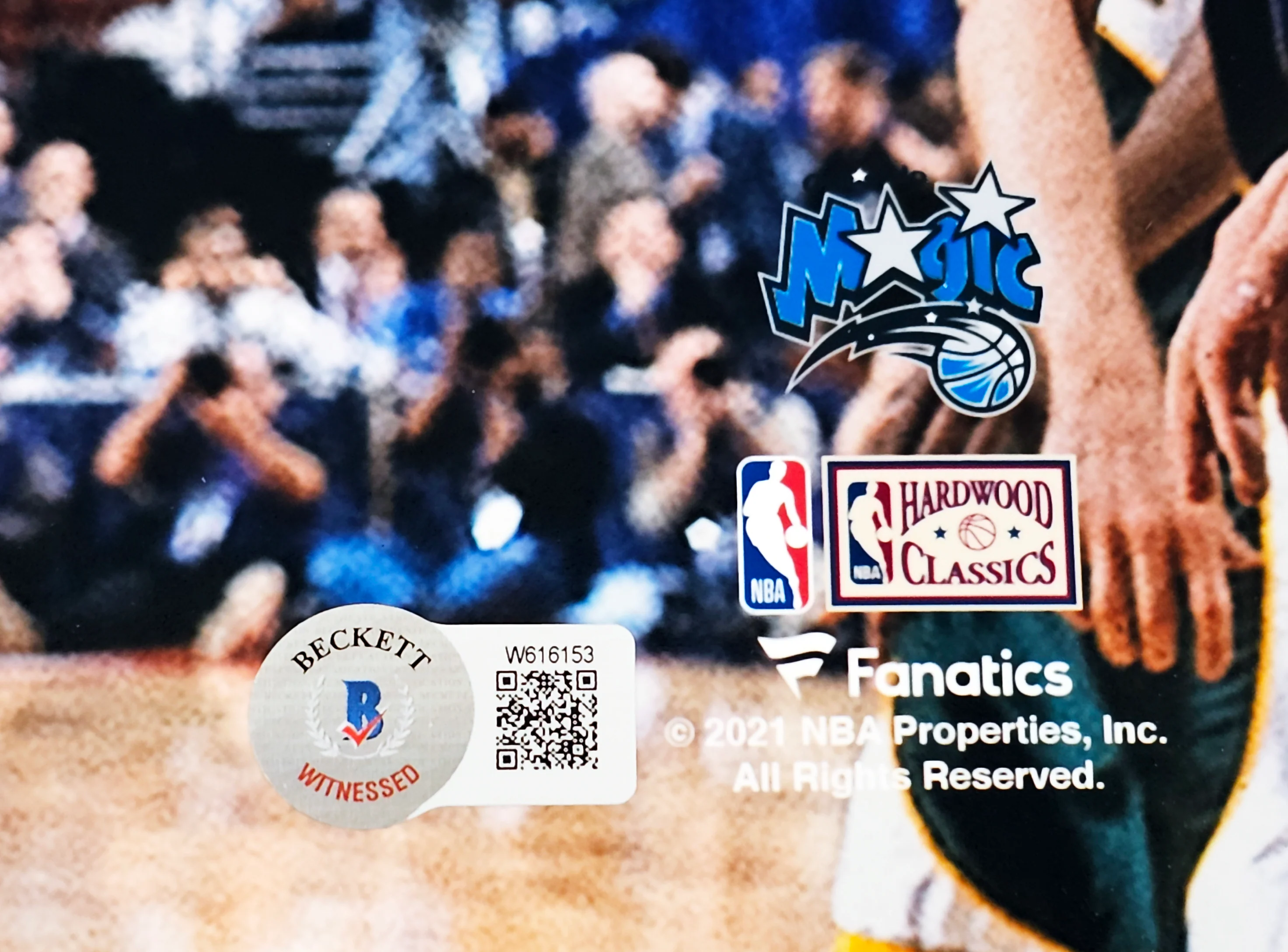 Tracy McGrady Autographed 16x20 Photo Orlando Magic Dunk Beckett BAS Witness Stock #216985 - Image 3