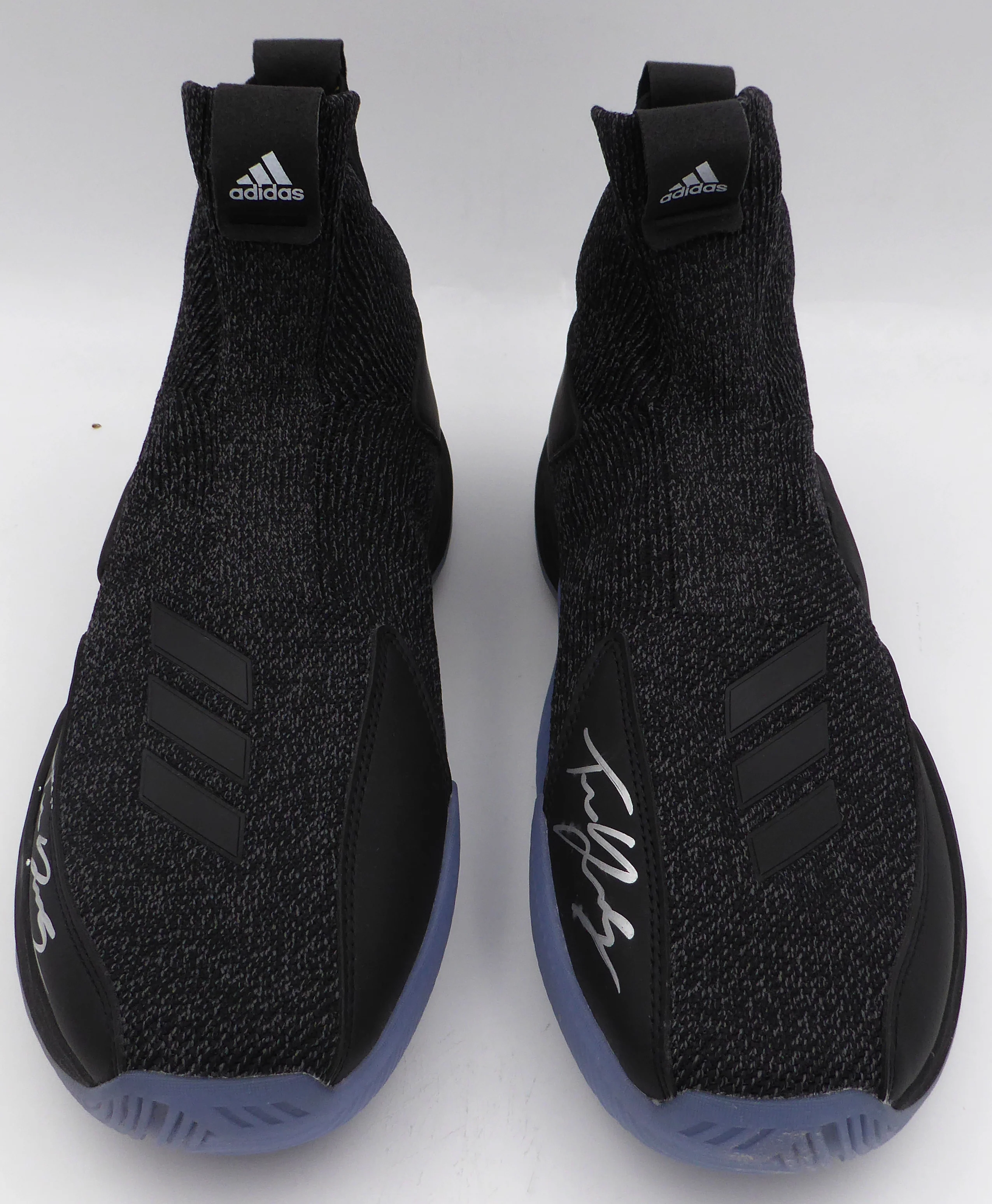 Trae Young Autographed Black Adidas Shoe Atlanta Hawks Light Strike Size 12.5 (Smudged) Beckett BAS QR #BL93435 - Image 4