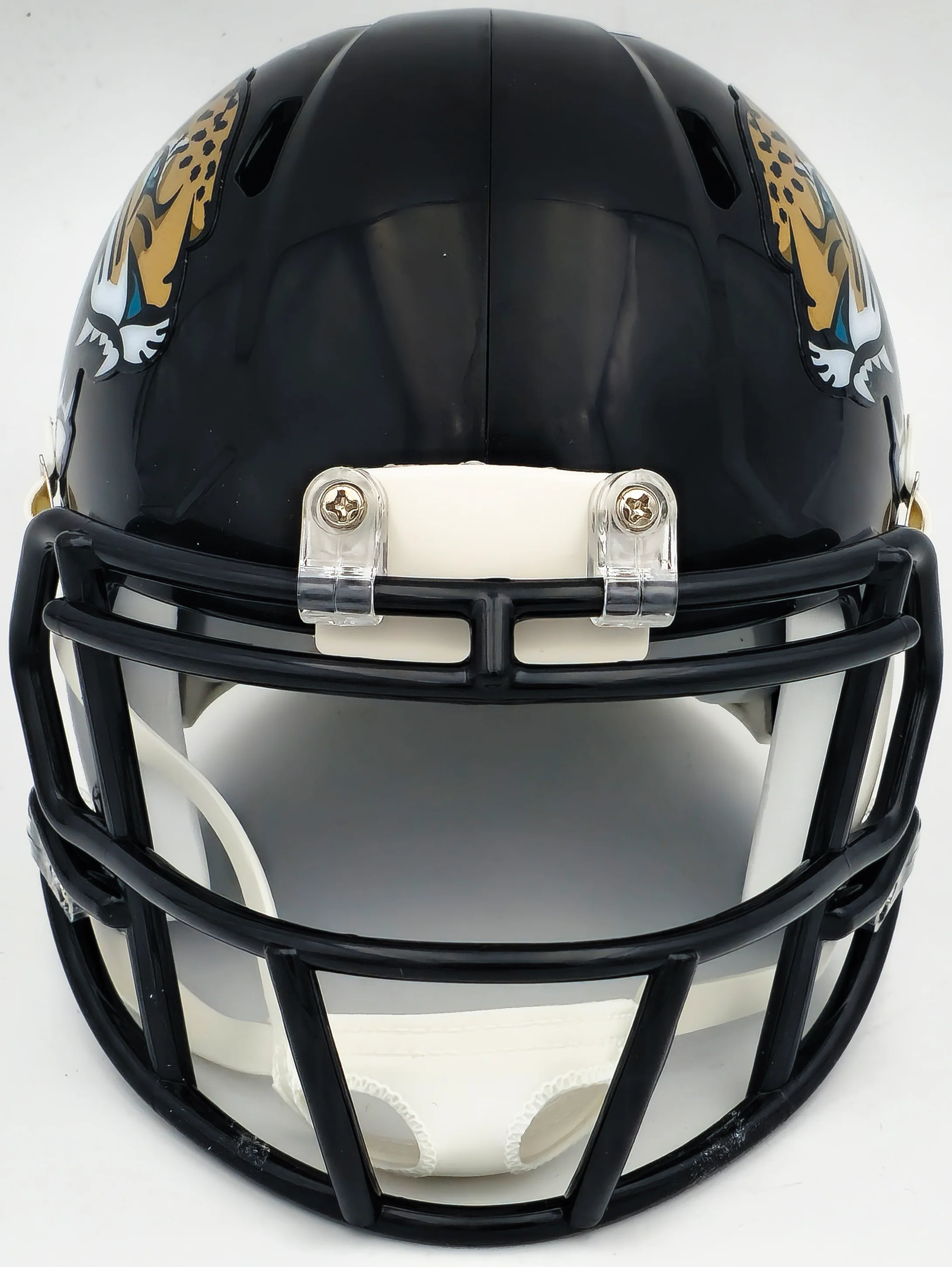 Travis Etienne Autographed Jacksonville Jaguars Black Speed Mini Helmet JSA Stock #224825 - Image 3