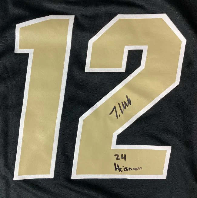 Travis Hunter Signed Colorado Buffaloes Nike Game Replica Jersey 24 Heisman BAS - Image 2
