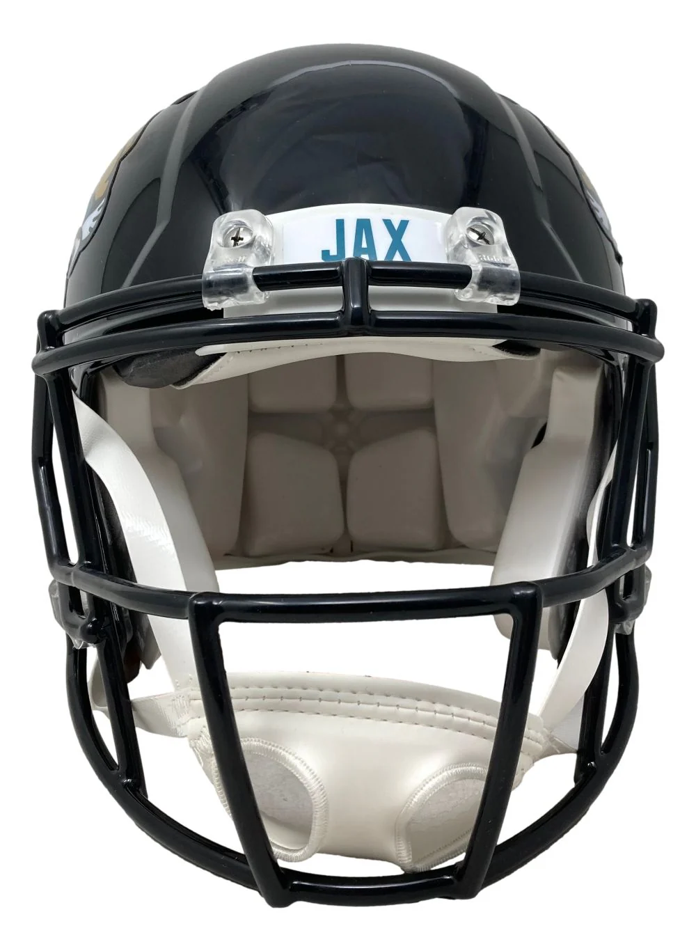Travis Hunter Signed Jacksonville Jaguars Full Size Authentic Speed Helmet BAS - Image 3