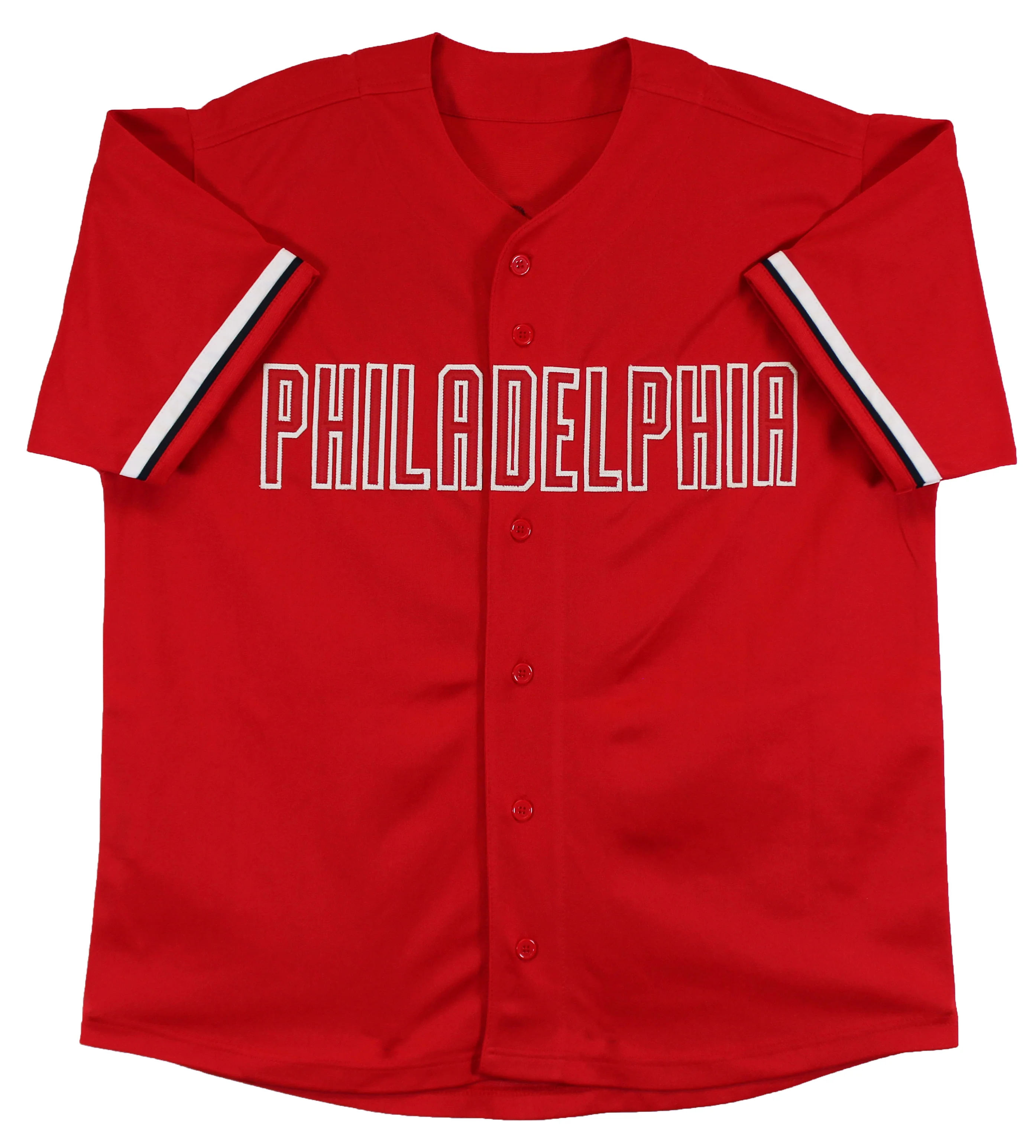 Trea Turner Authentic Signed Red Pro Style Jersey Autographed BAS Witnessed - Image 4