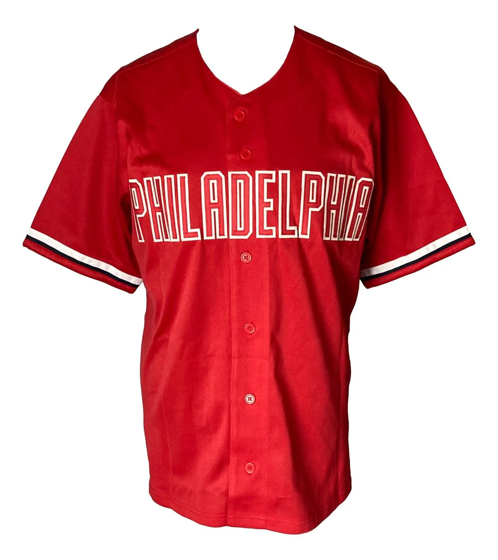 Trea Turner Philadelphia Signed Red Baseball Jersey JSA - Image 3