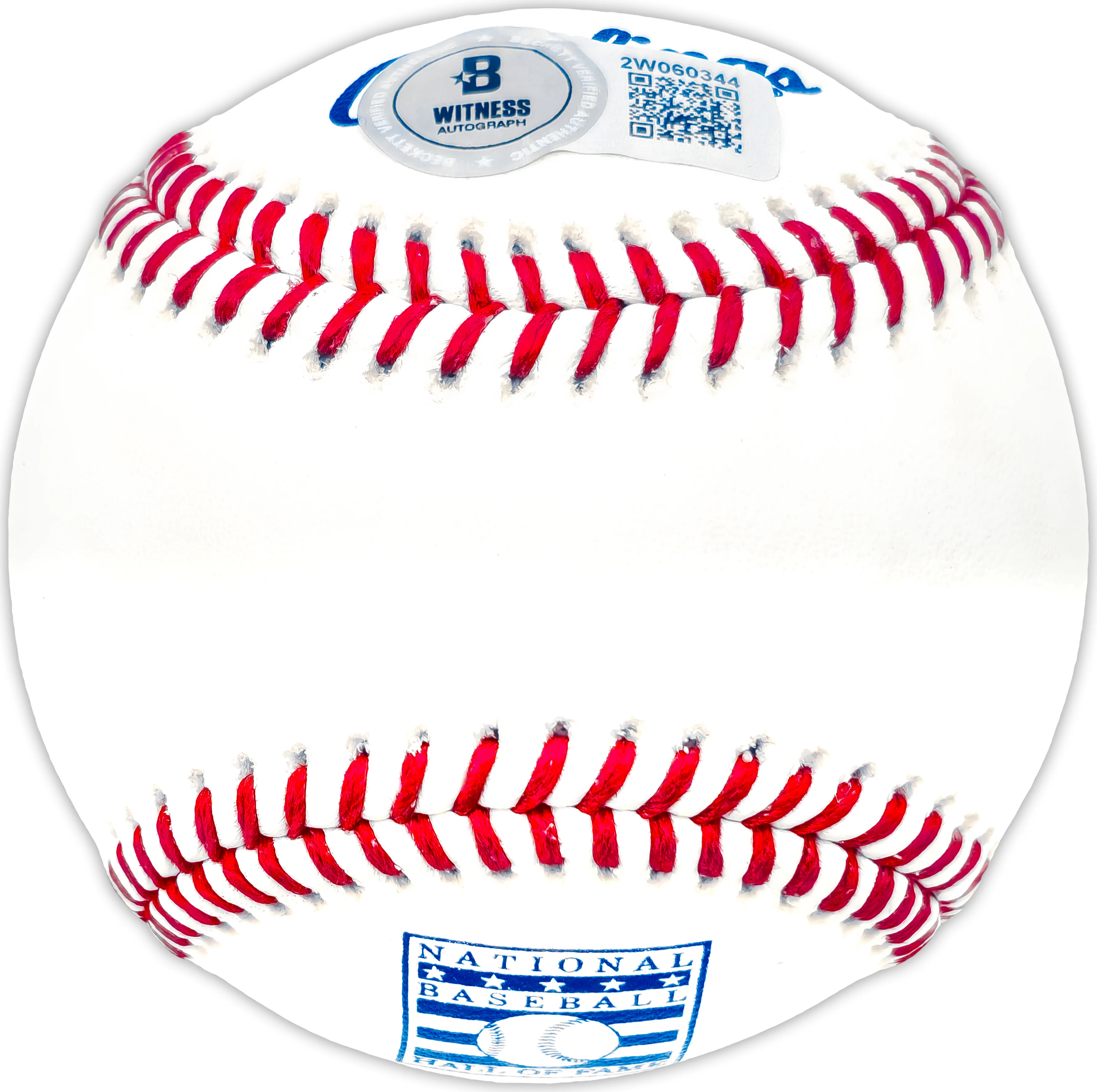 Trevor Hoffman Autographed Official Hall of Fame HOF Logo Baseball San Diego Padres Beckett BAS Witness Stock #233780 - Image 2