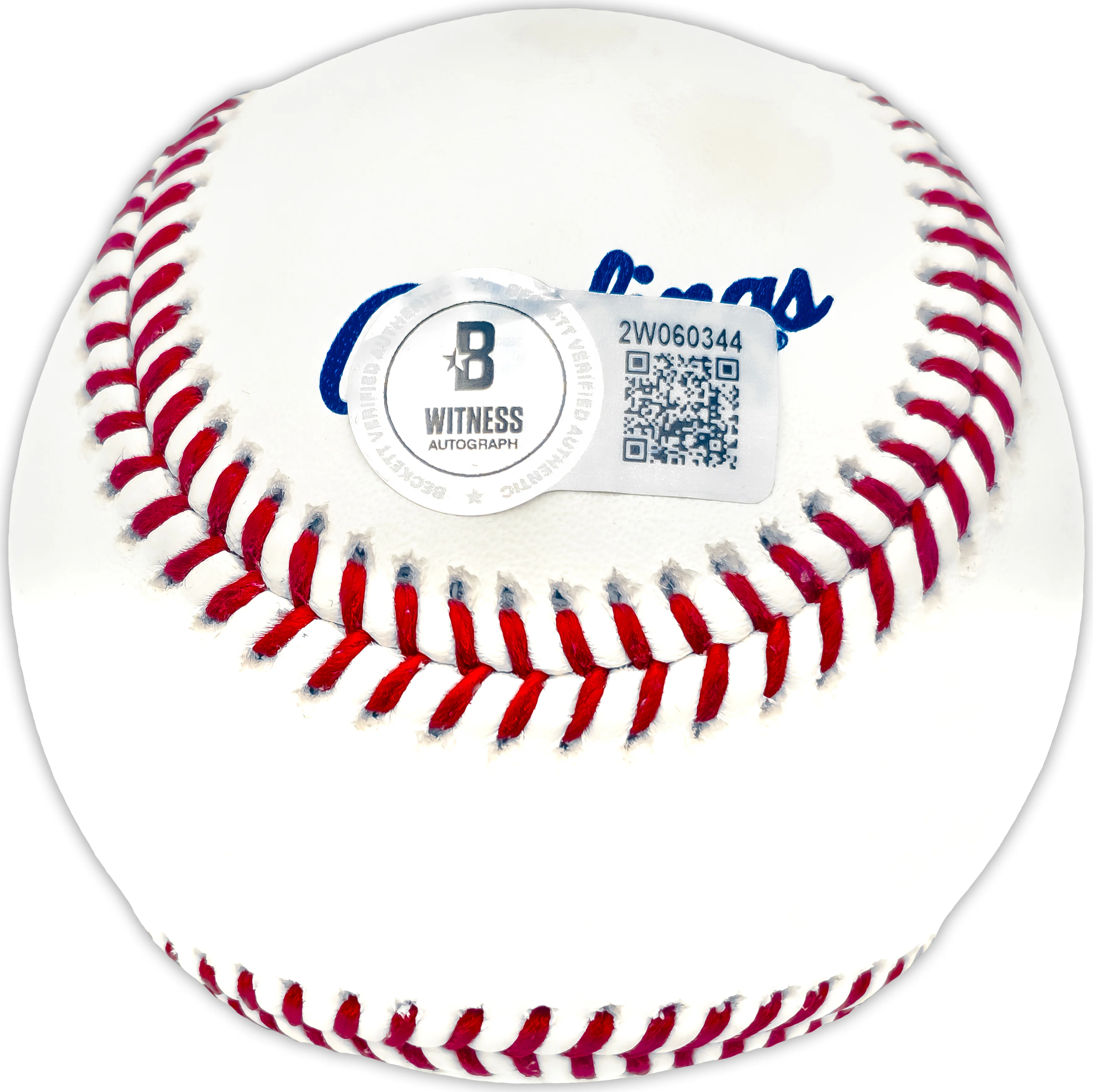Trevor Hoffman Autographed Official Hall of Fame HOF Logo Baseball San Diego Padres Beckett BAS Witness Stock #233780 - Image 3