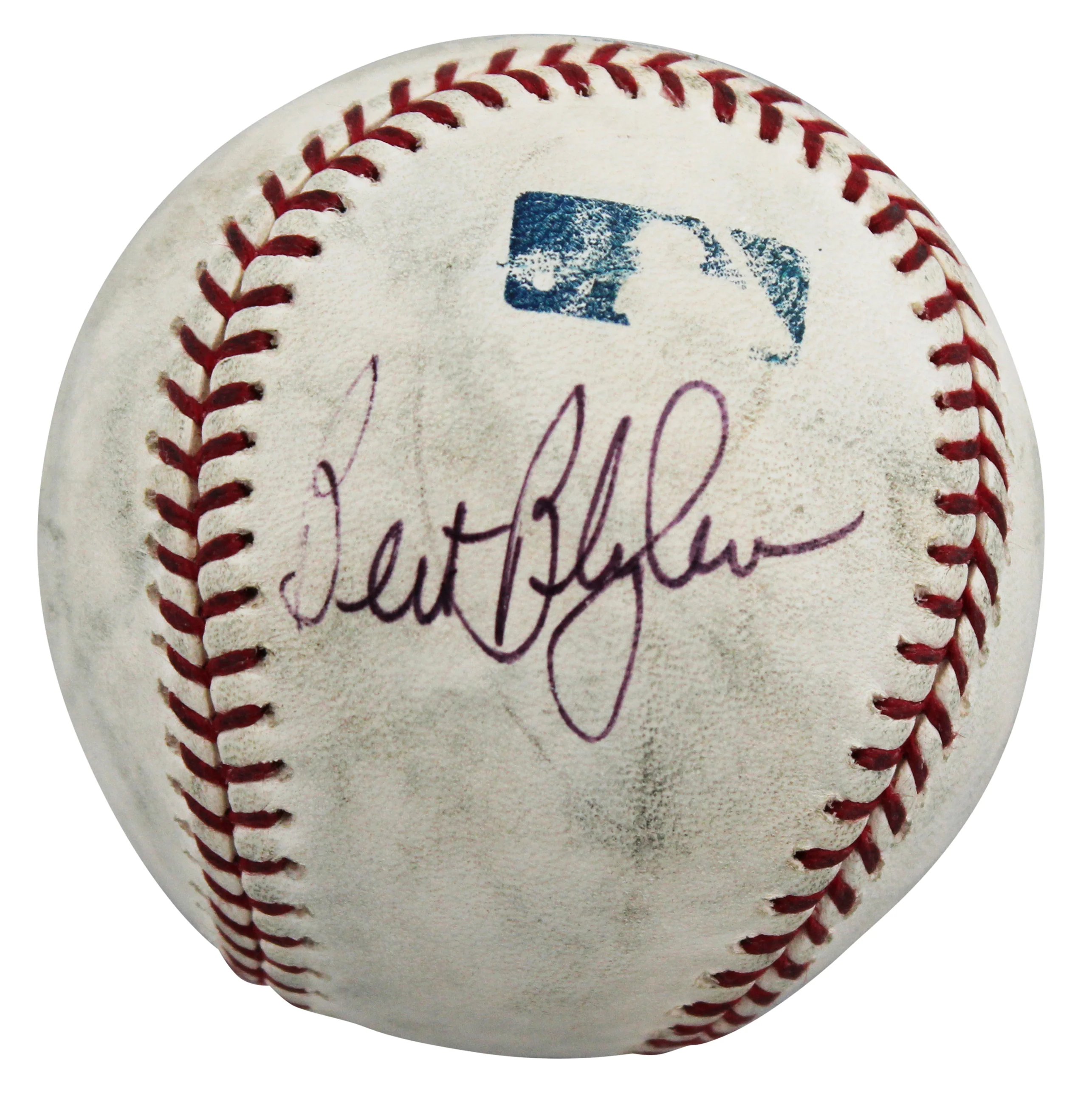 Twins Bert Blyleven Authentic Signed Game Used Selig OML Baseball BAS #BV70323 - Image 3