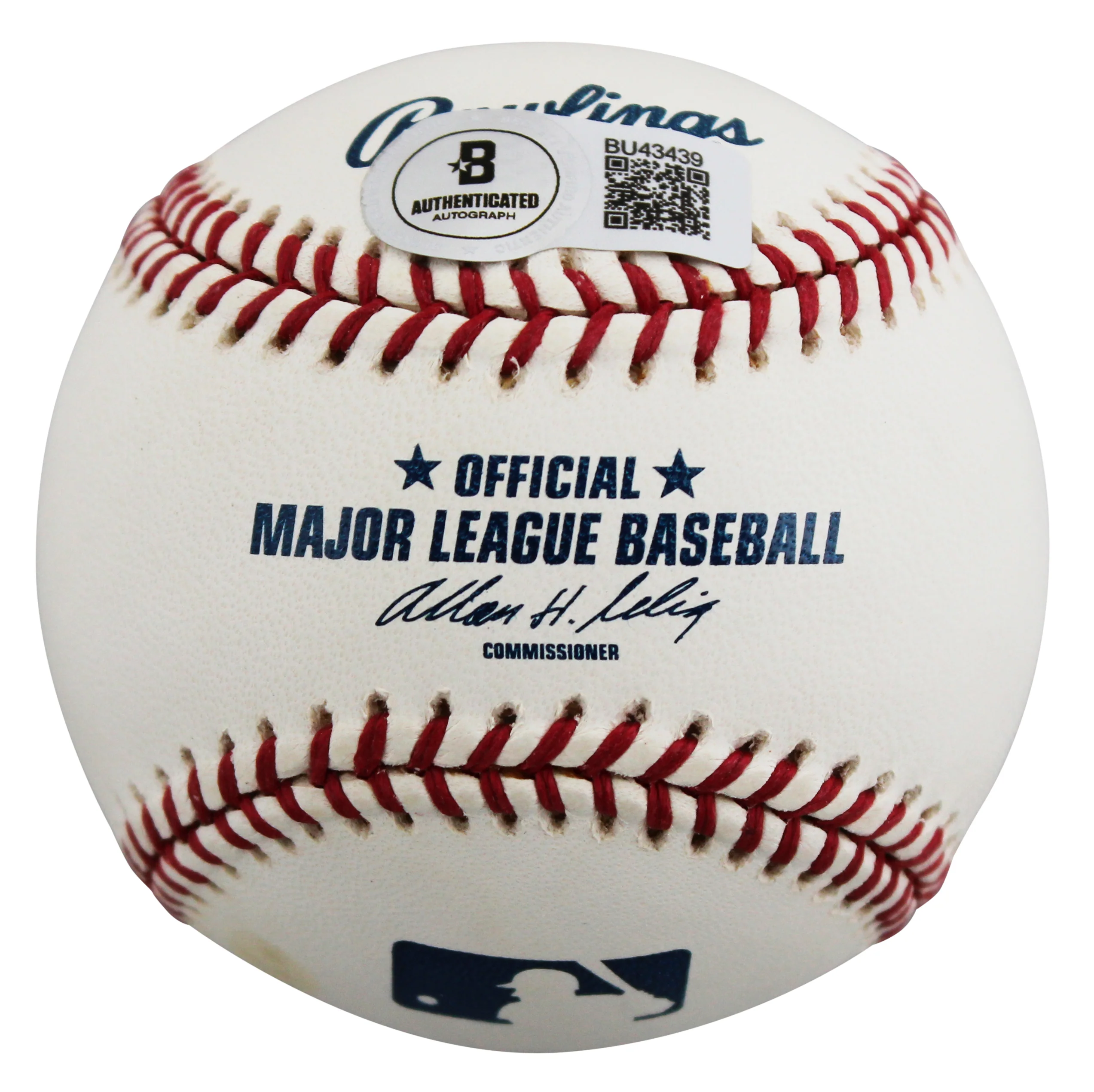 Twins Frank Viola "87 WS MVP" Authentic Signed Selig OML Baseball BAS #BU43439 - Image 8