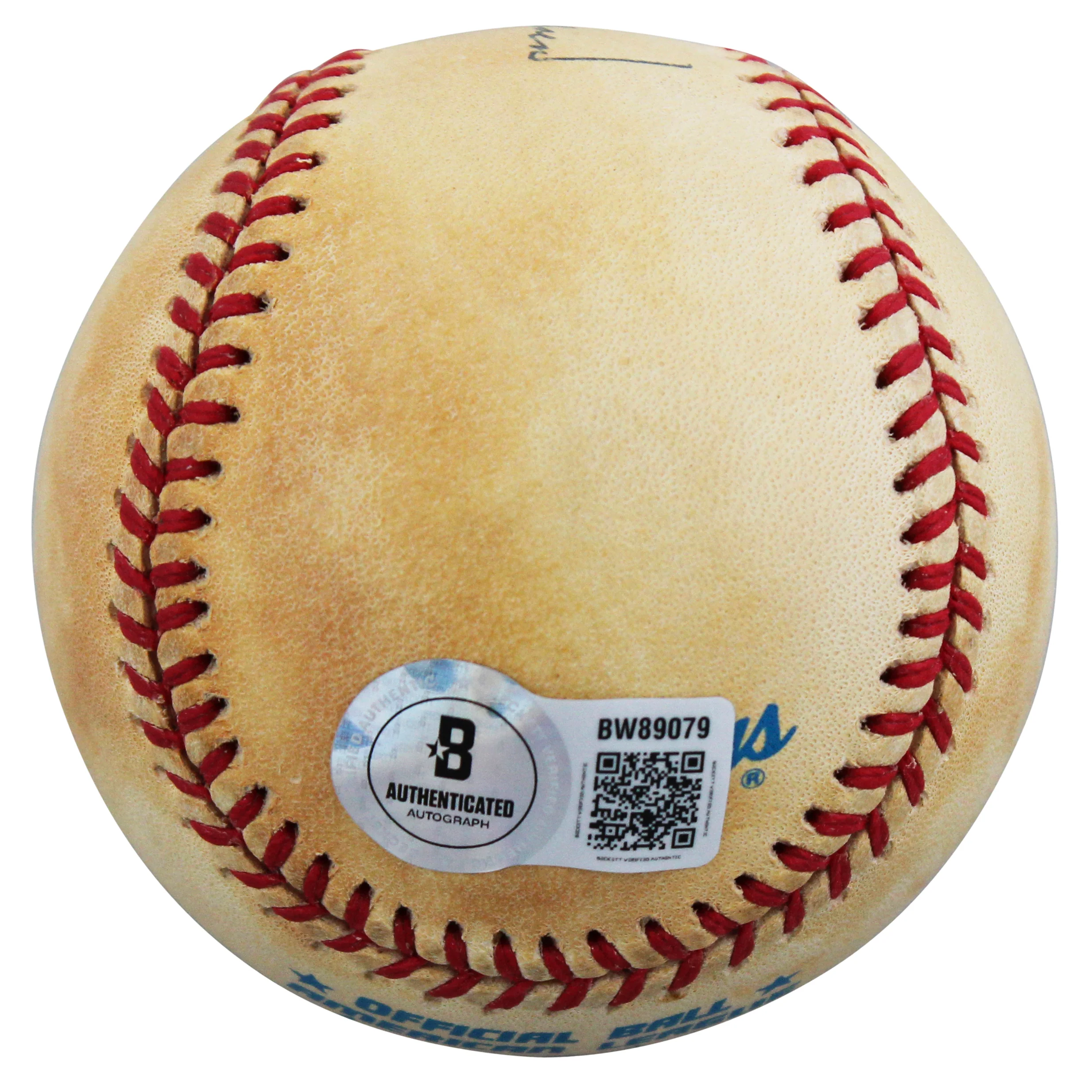 Twins Harmon Killebrew "HOF 84" Signed Gene Budig OAL Baseball BAS #BW89079 - Image 5