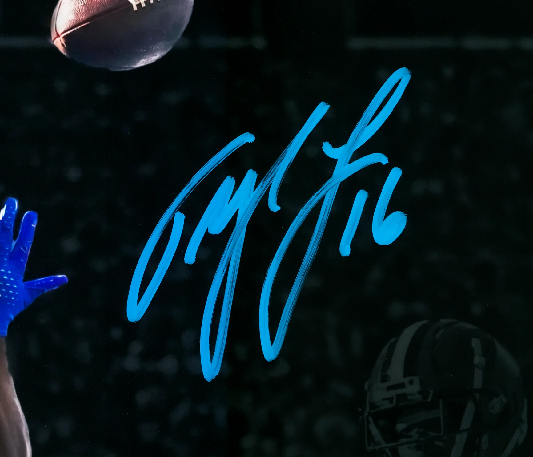 Tyler Lockett Autographed Framed 16x20 Photo Seattle Seahawks Spotlight MCS Holo Stock #254263 - Image 3