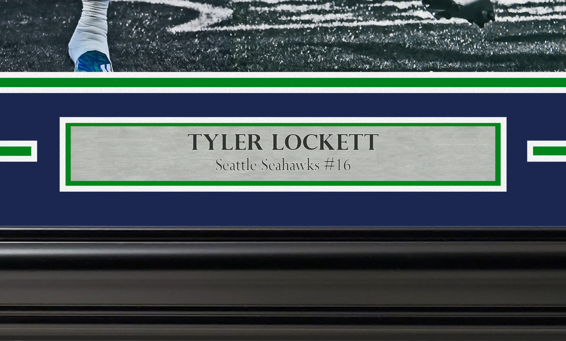 Tyler Lockett Autographed Framed 16x20 Photo Seattle Seahawks Spotlight MCS Holo Stock #254263 - Image 5
