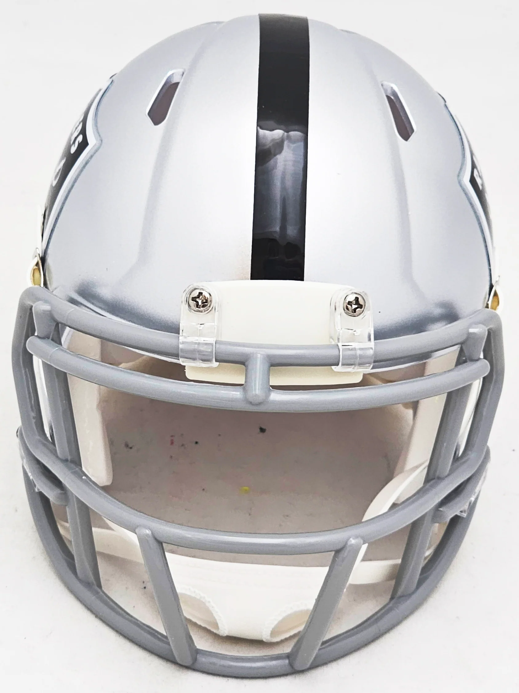 Tyree Wilson Autographed Las Vegas Raiders Silver Speed Mini Helmet Beckett BAS Witness Stock #215908 - Image 3