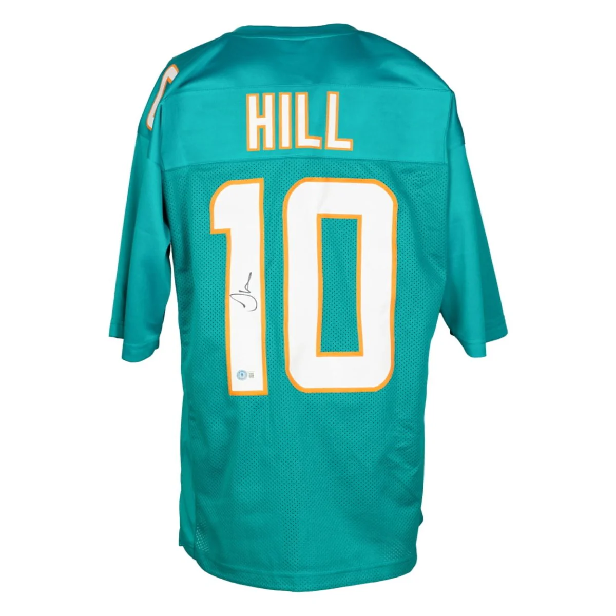 Tyreek Hill Signed Custom Teal Pro Style Football Jersey BAS ITP - Image 7