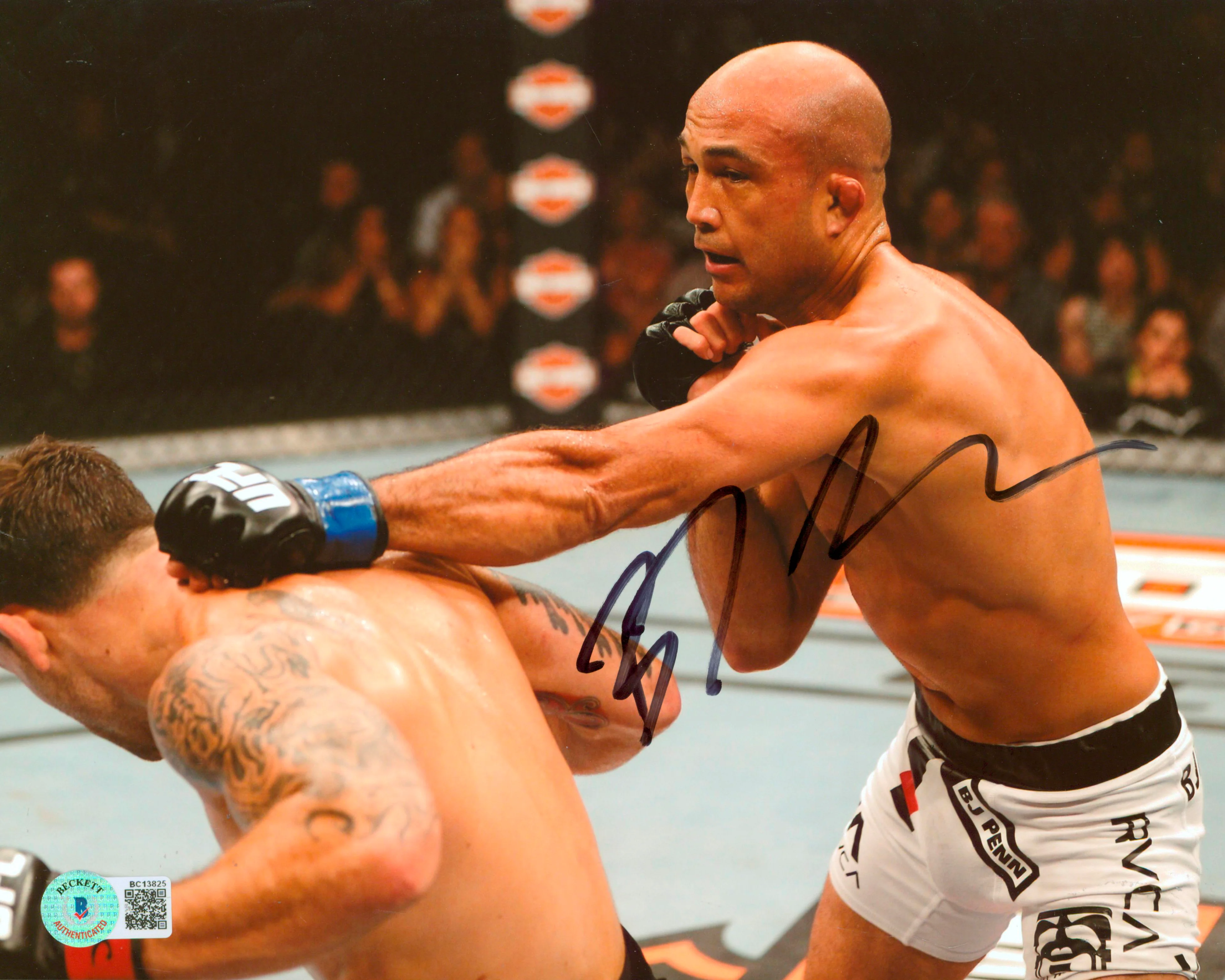 MMA B.J. Penn Authentic Signed 8x10 Horizontal Photo Autographed BAS 1 - Image 2