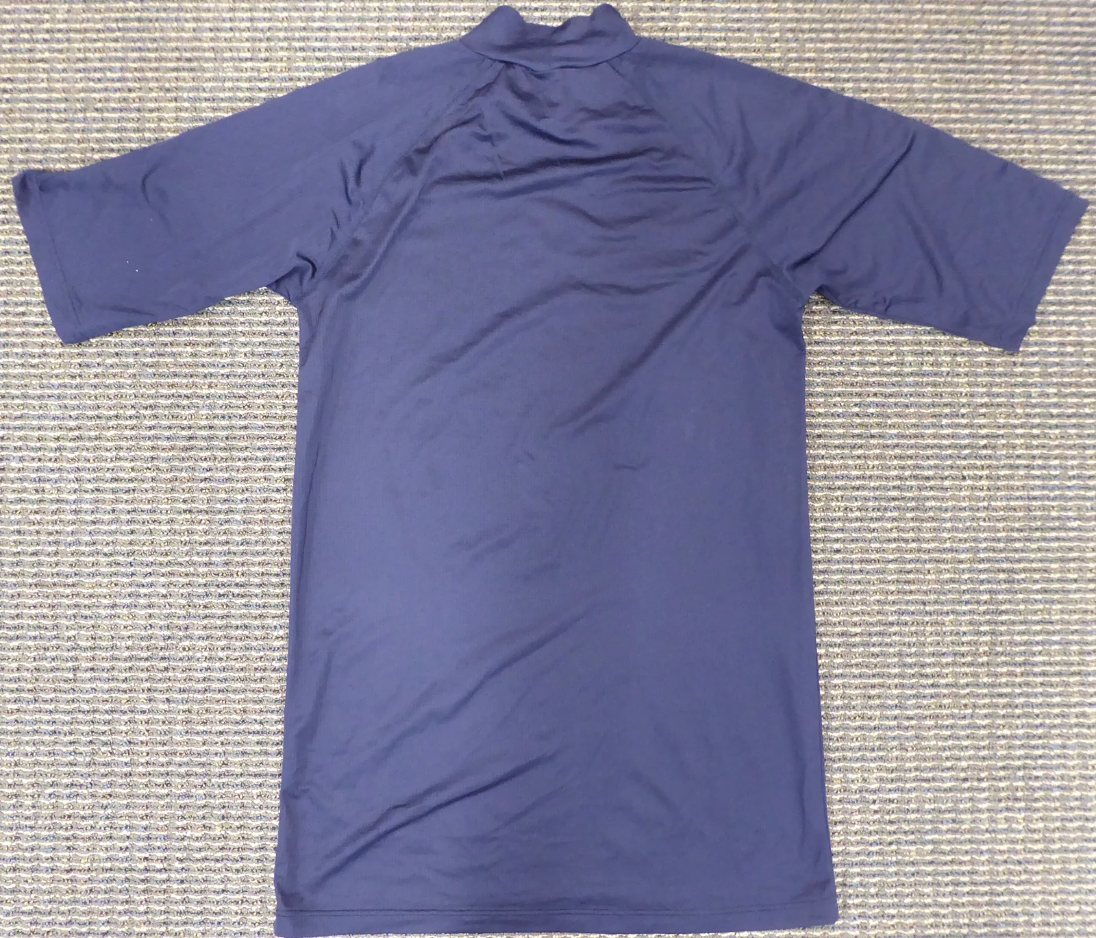 Unsigned Ichiro Suzuki Seattle Mariners Navy Short Sleeve Game Used Asics Under Shirt IS Holo Stock #175770 - Image 4