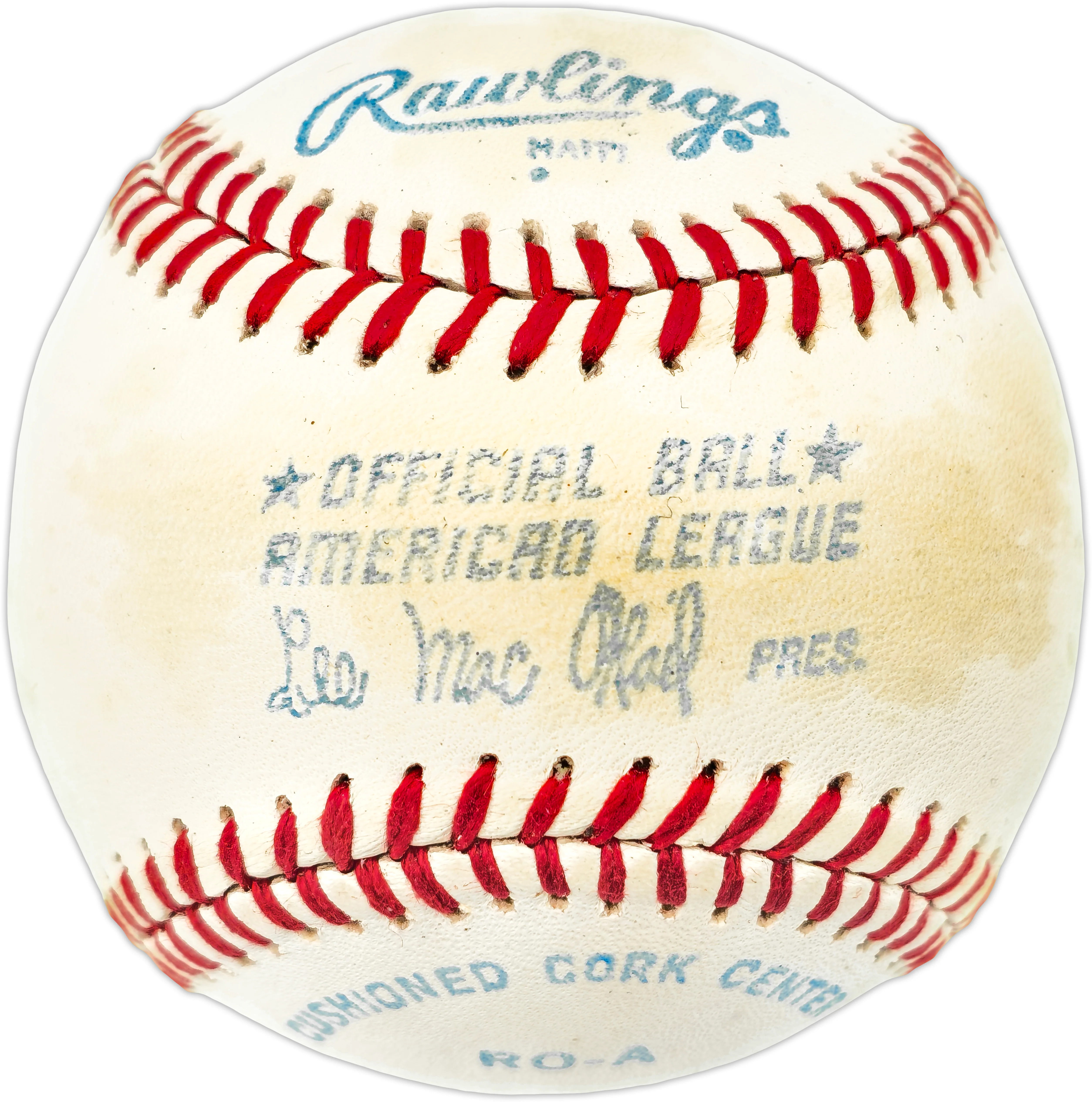 Unsigned MacPhail AL Baseball SKU #238371