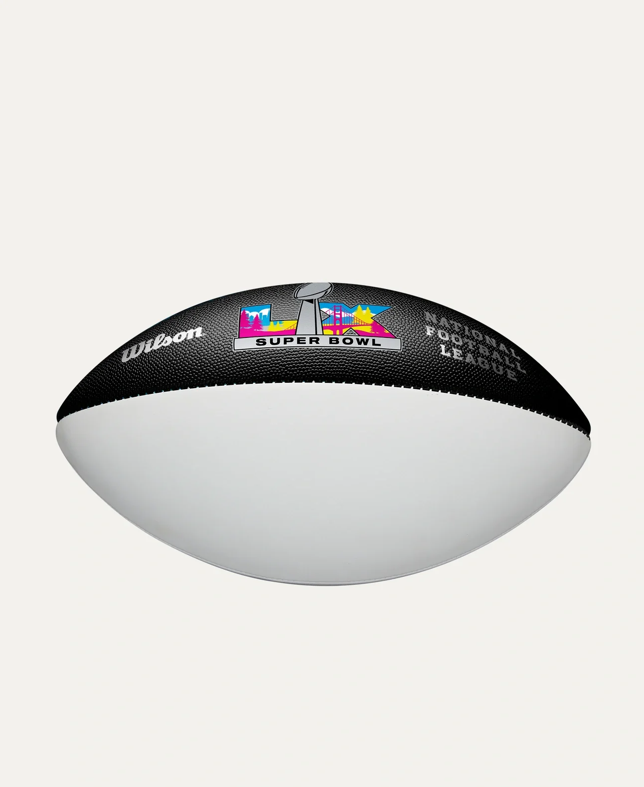 Unsigned Official NFL Super Bowl LX White Logo Football Stock #260041 - Image 5