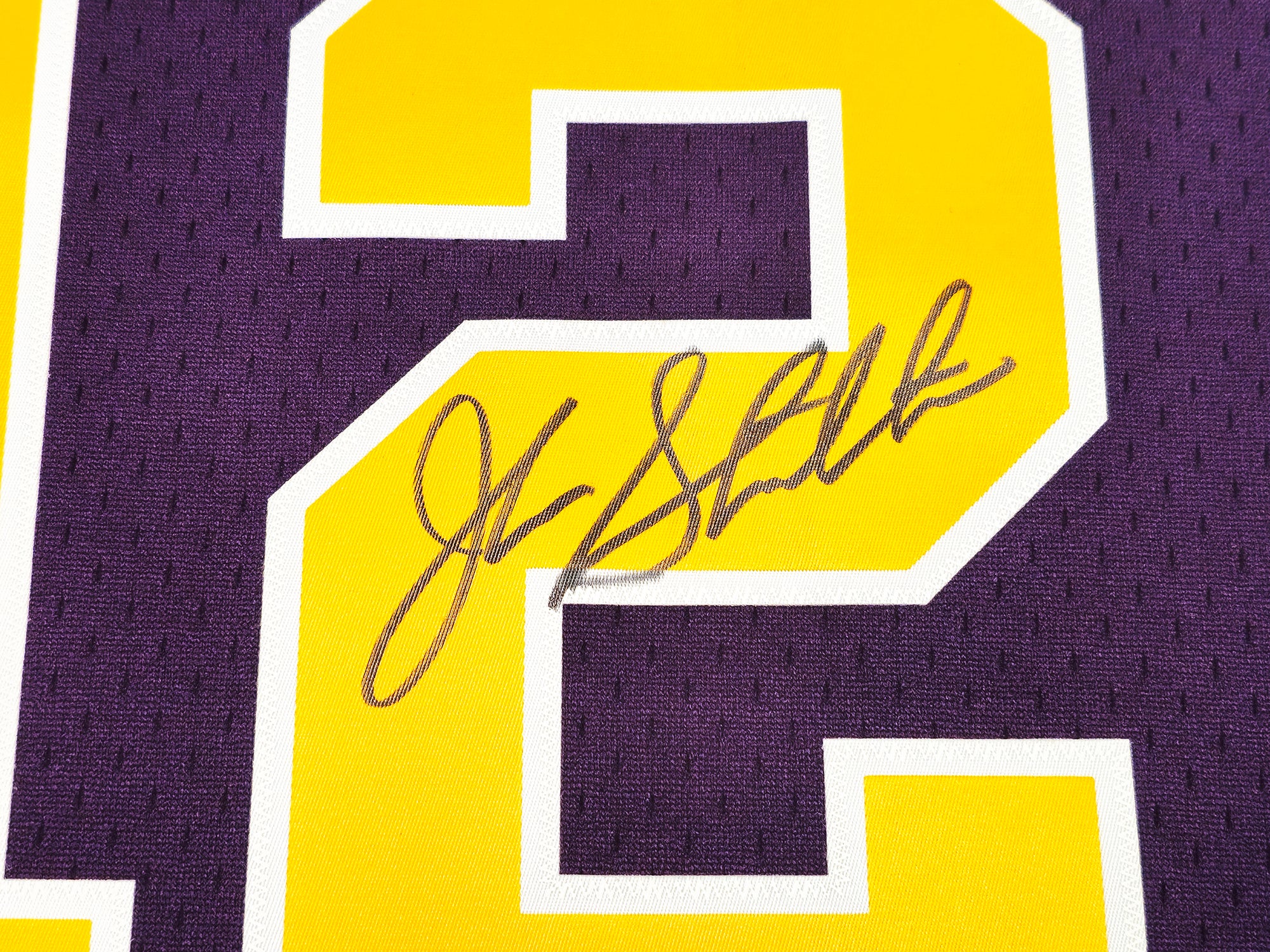 Utah Jazz John Stockton Autographed Purple Authentic Mitchell & Ness 1991-92 Hardwood Classic Swingman Jersey Size XL Beckett BAS Witness Stock #224355 - Image 4