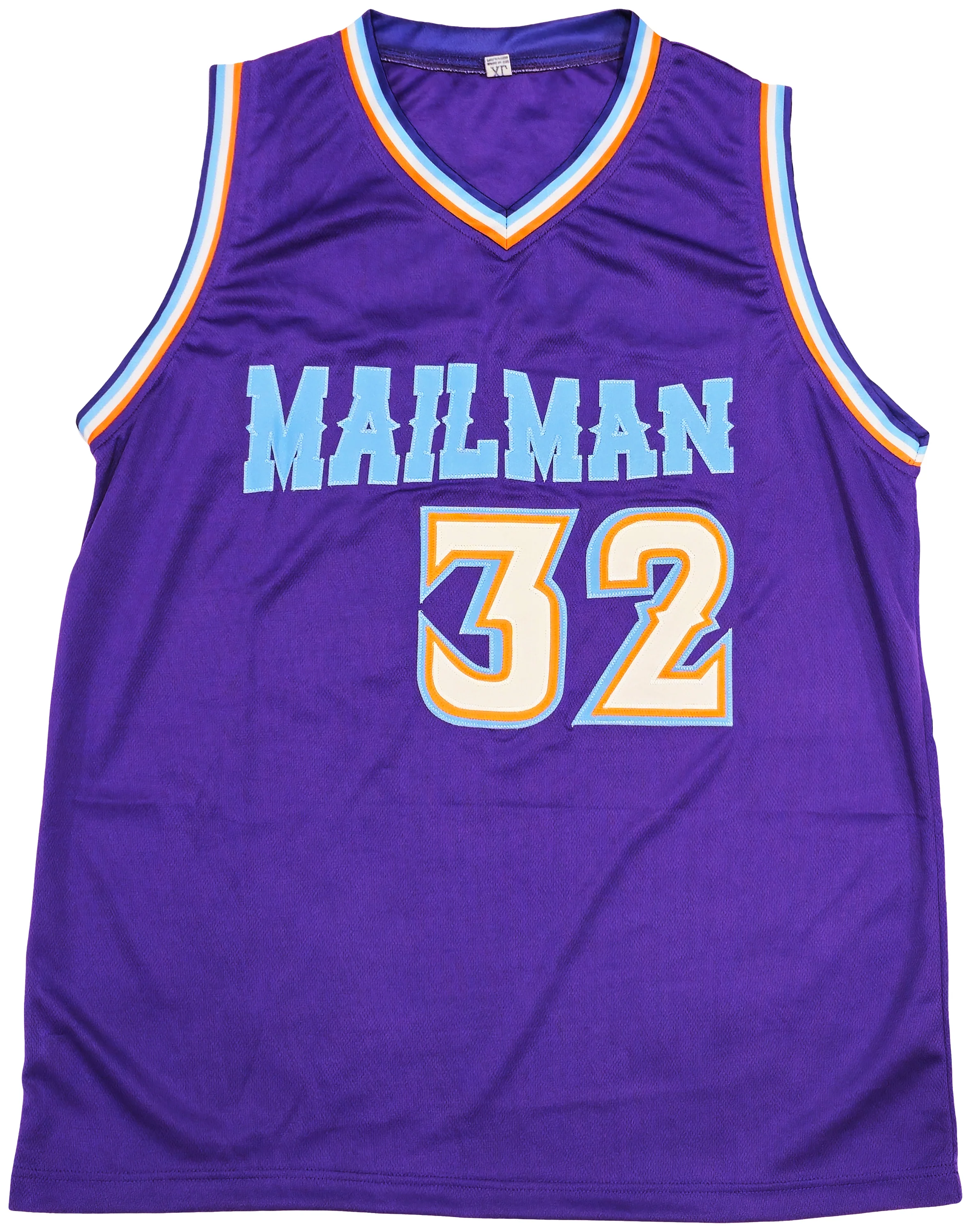 Utah Jazz Karl Malone Autographed Purple Jersey JSA Stock #237069 - Image 4