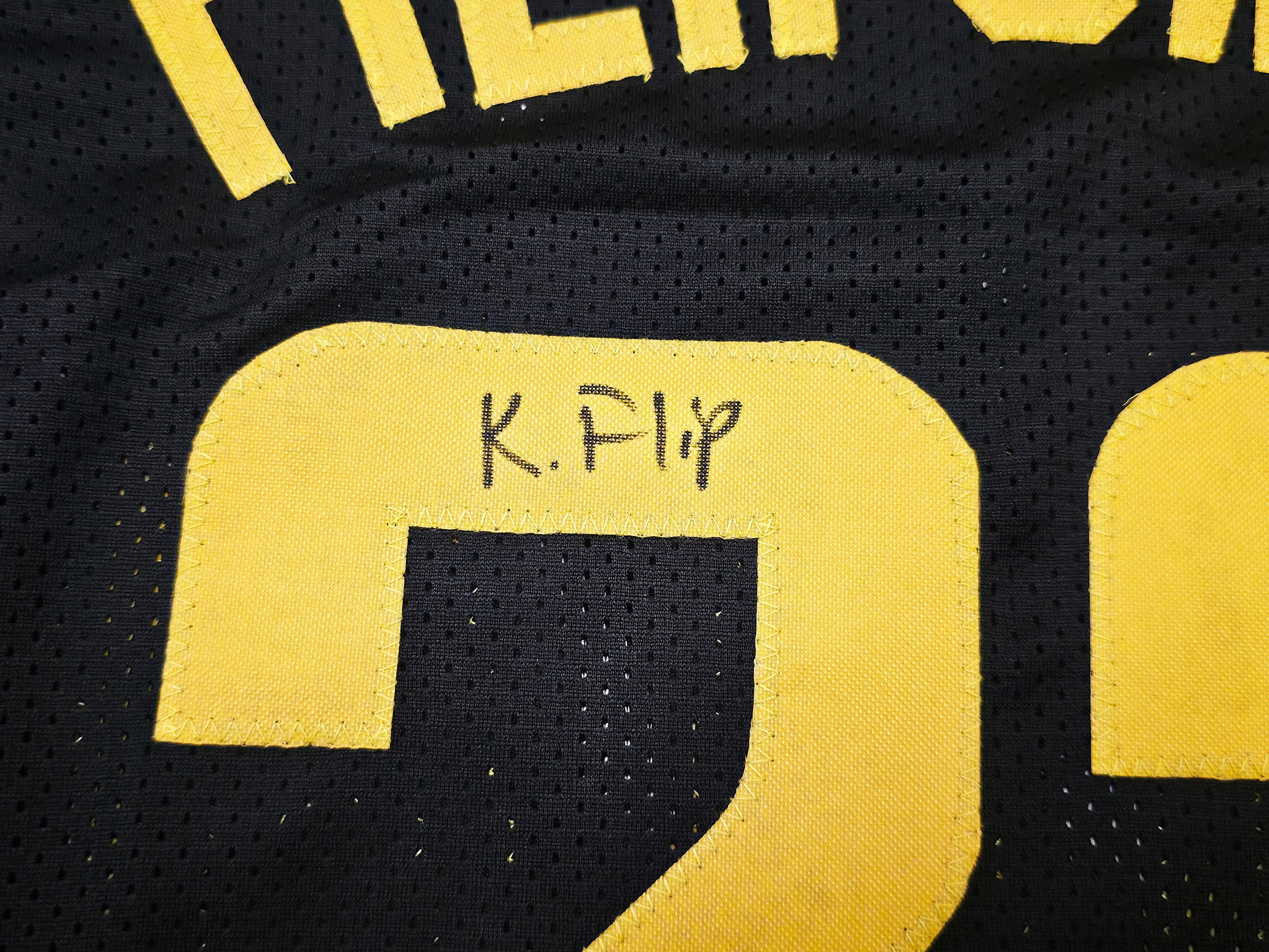 Utah Jazz Kyle Filipowski Autographed Black Jersey "K Flip" Beckett BAS Witness Stock #253281 - Image 5