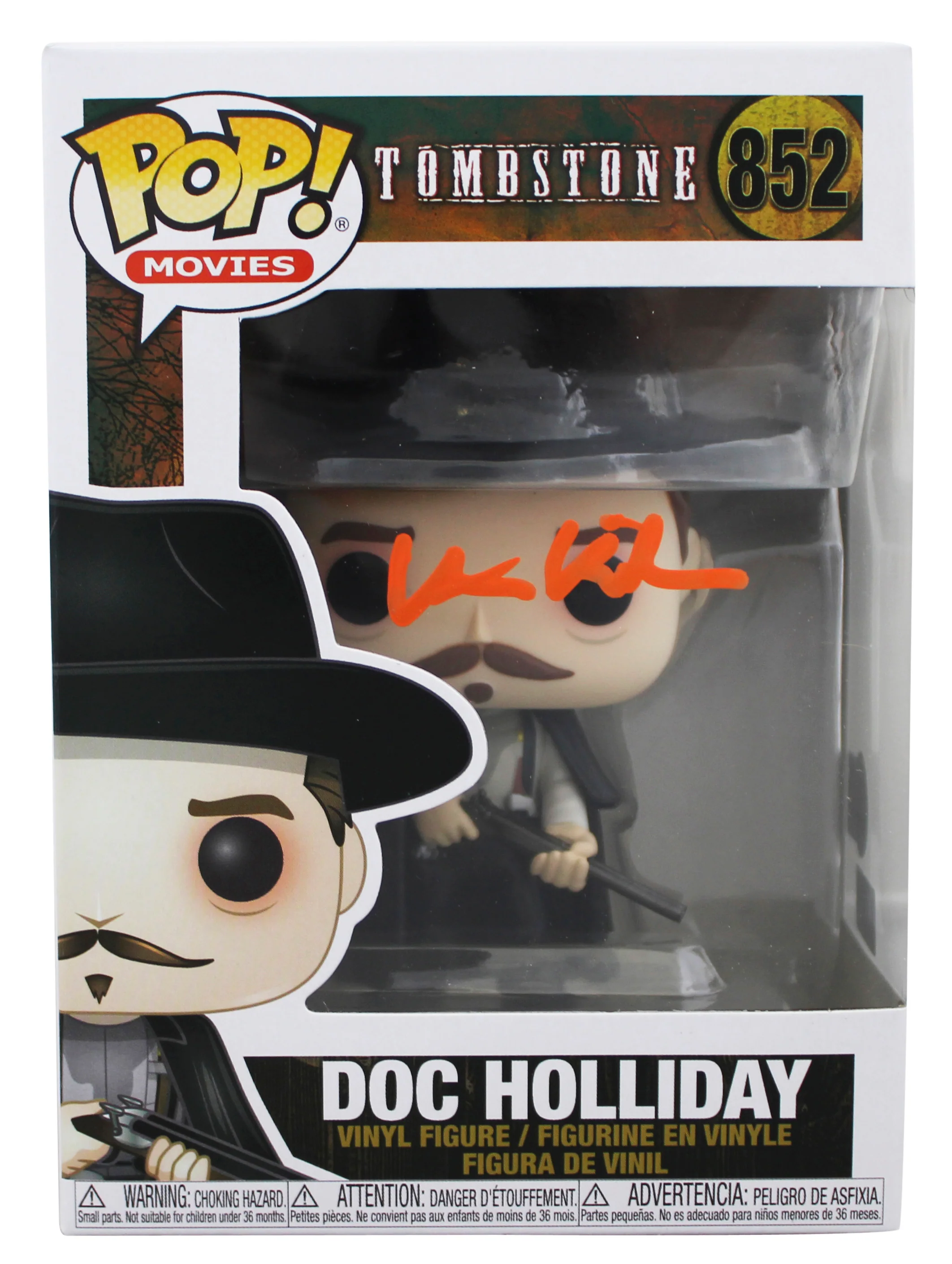 Val Kilmer Tombstone Signed Doc Holliday #852 Funko Pop Figure BAS #BU60486 - Image 2