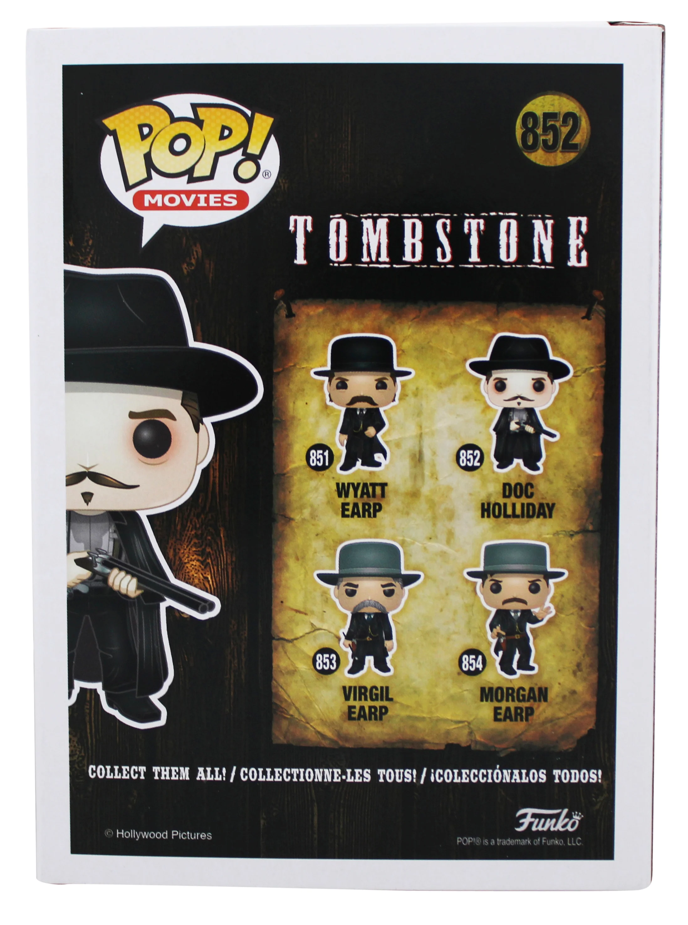 Val Kilmer Tombstone Signed Doc Holliday #852 Funko Pop Figure BAS #BU60486 - Image 5