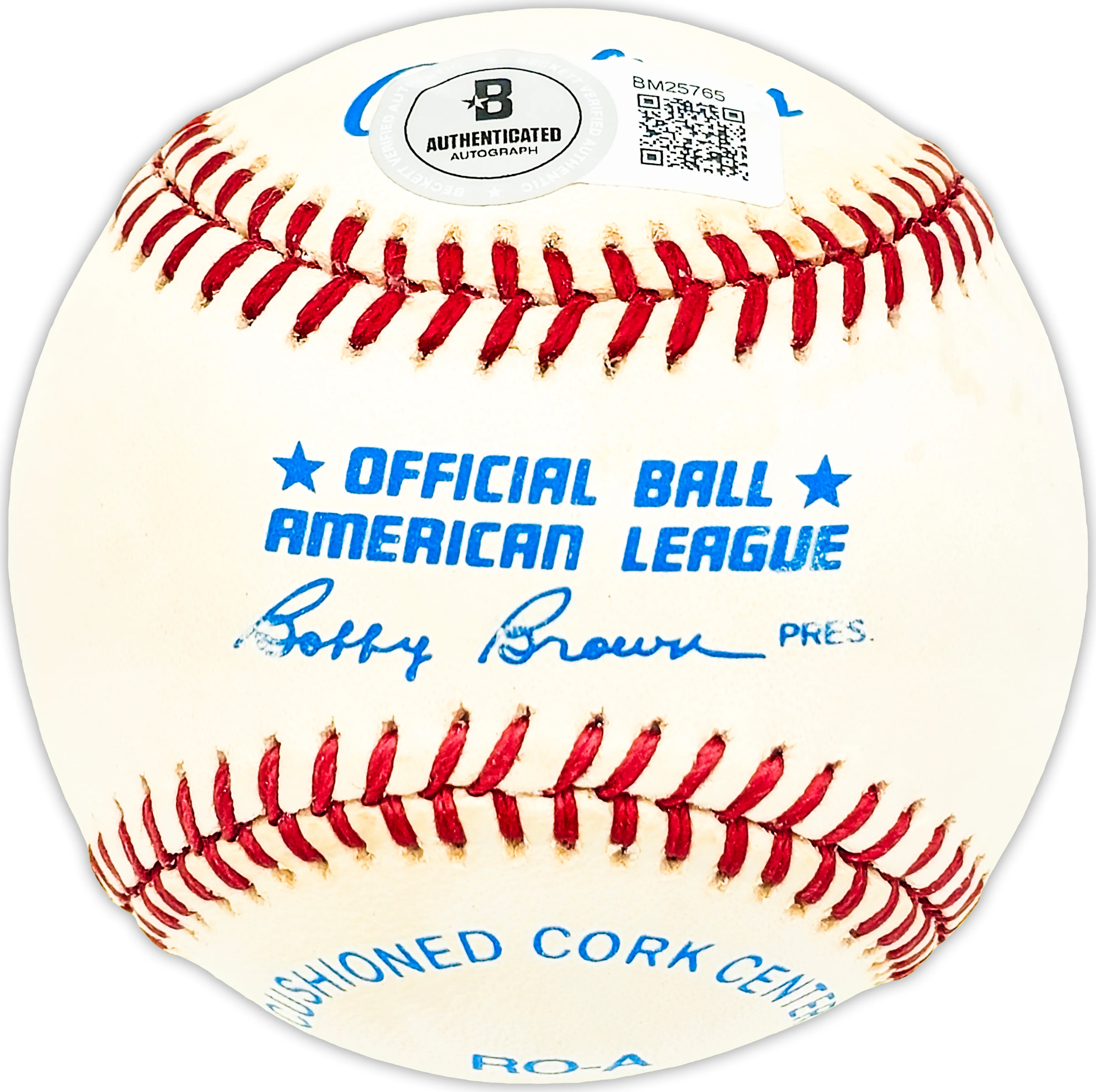 Vic Davalillo Autographed Official AL Baseball Pittsburgh Pirates, Los Angeles Dodgers Beckett BAS QR #BM25765 - Image 2