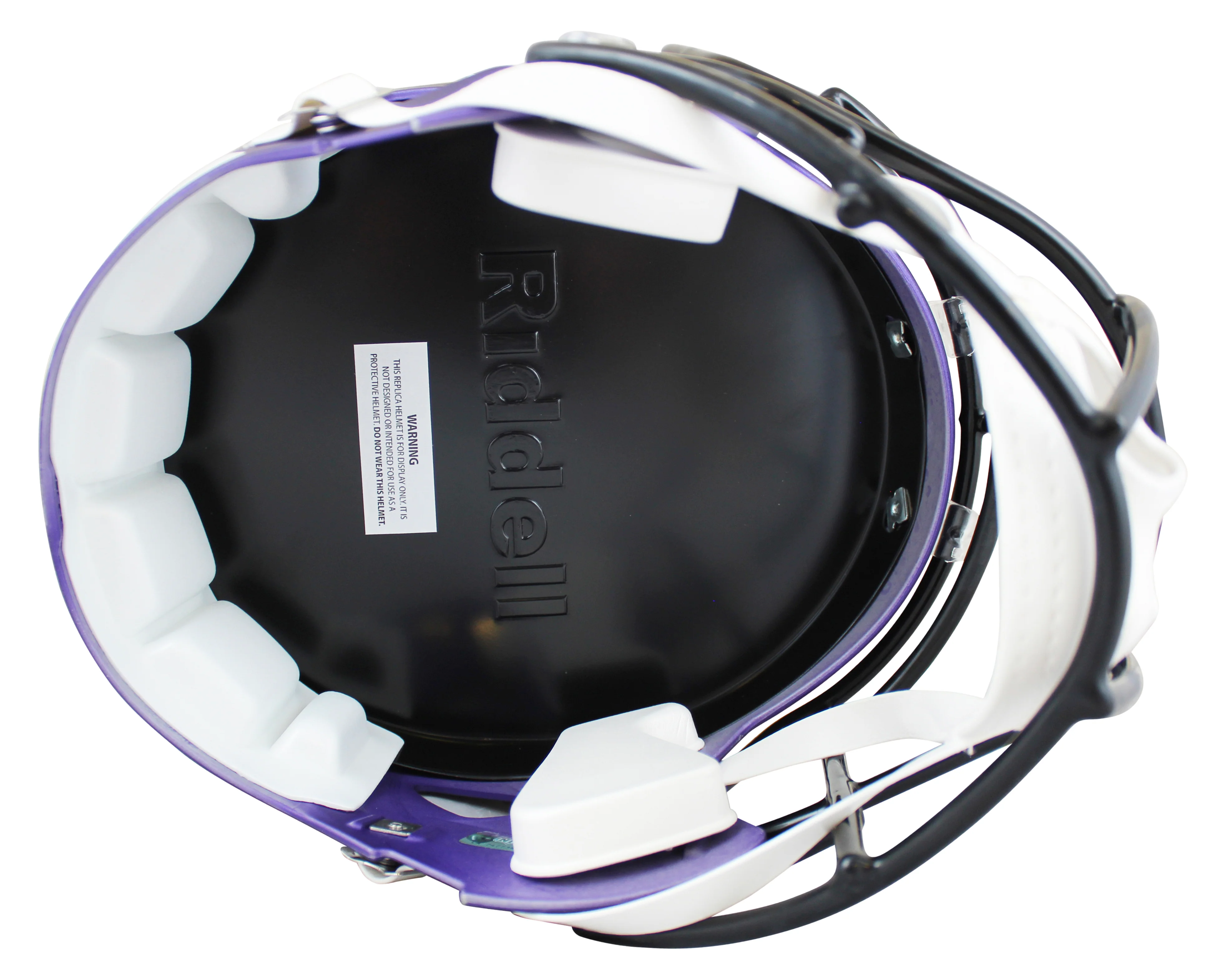Vikings Jared Allen Signed Full Size Speed Rep Helmet W/ Case BAS Witnessed - Image 5