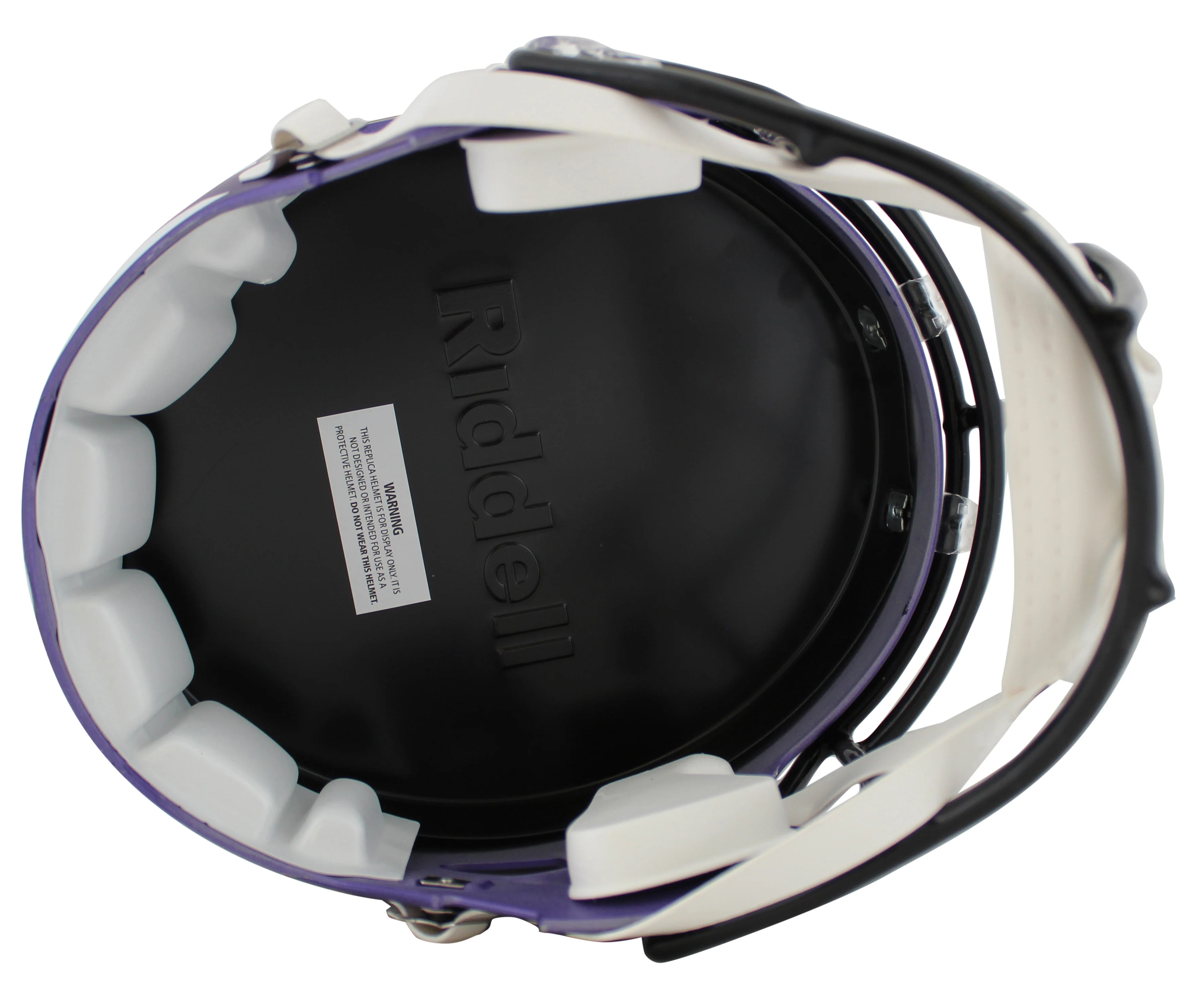 Vikings Justin Jefferson Signed Full Size Speed Rep Helmet w/ Case BAS Witnessed - Image 5