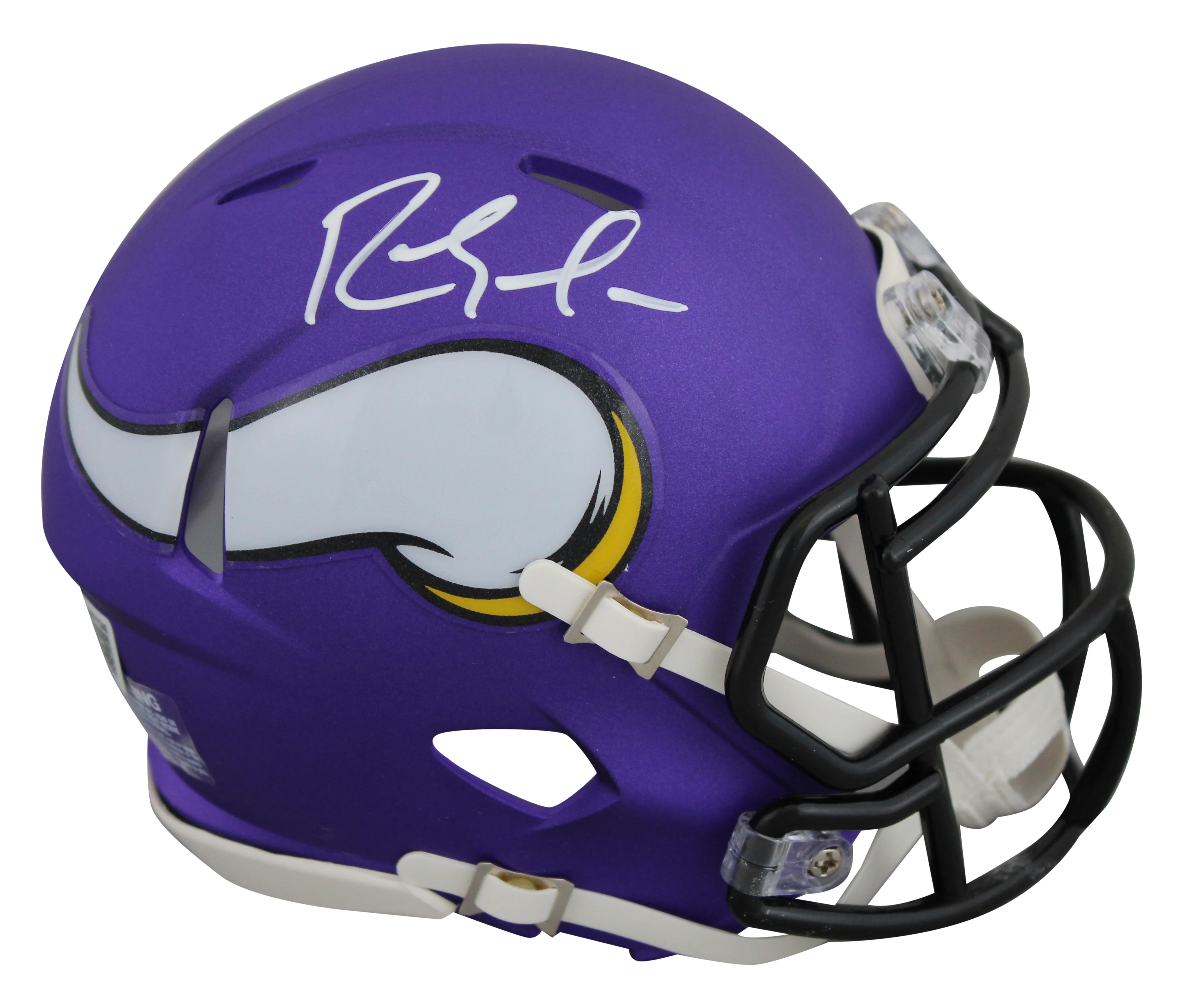 Vikings Randy Moss Authentic Signed Speed Mini Helmet W/ Case BAS Witnessed - Image 3