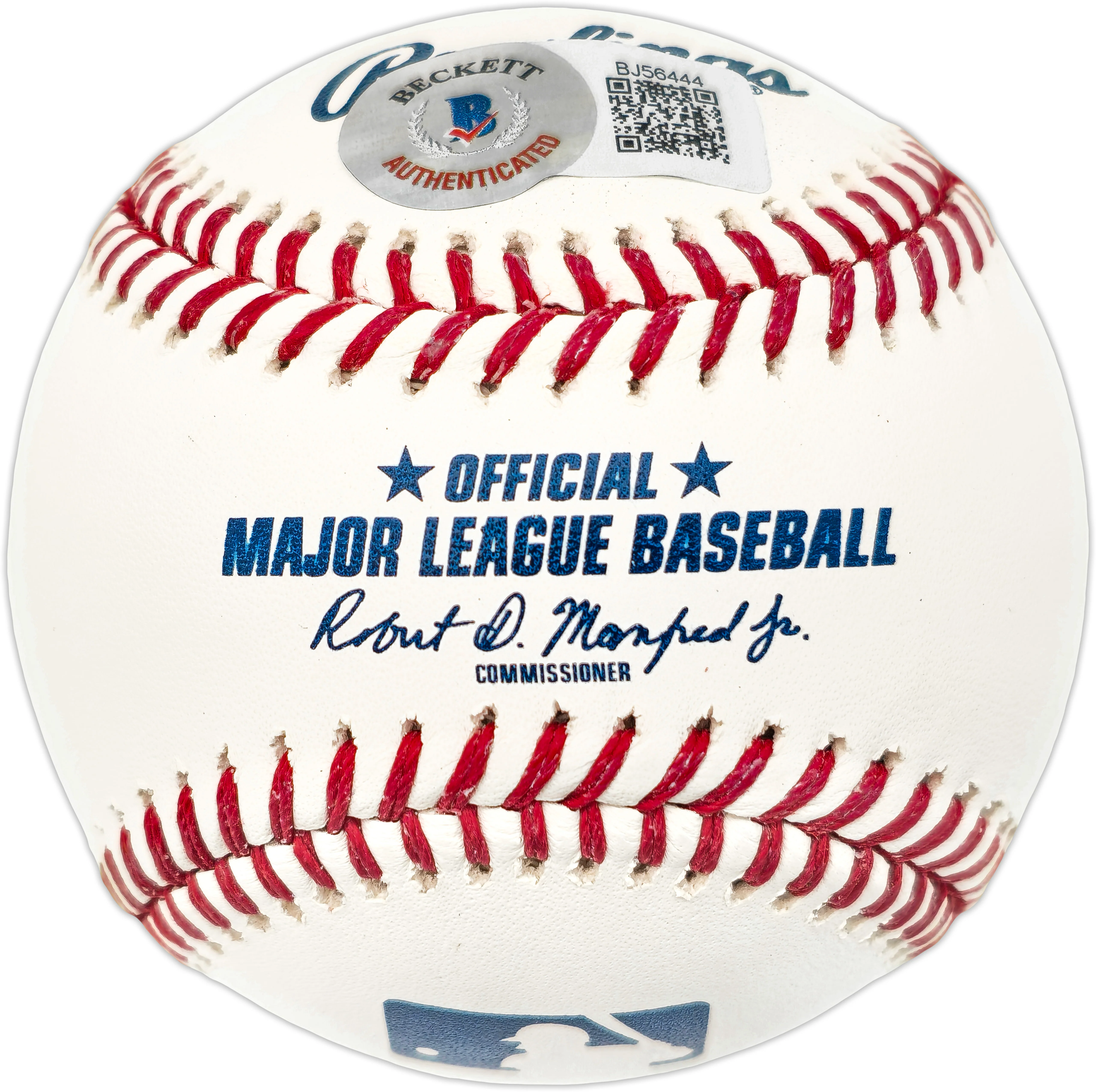 Vince Coleman Autographed Official MLB Baseball St. Louis Cardinals "85 ROY" Beckett BAS QR #BJ56444 - Image 2