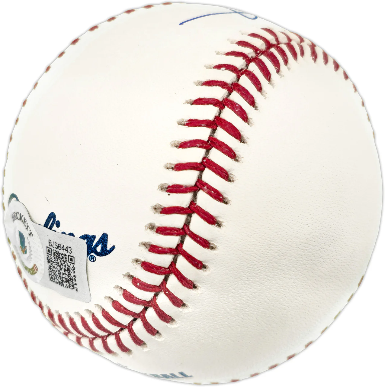 Vince Coleman Autographed Official MLB Baseball St. Louis Cardinals "86 ROY" Beckett BAS QR #BJ56443 - Image 3