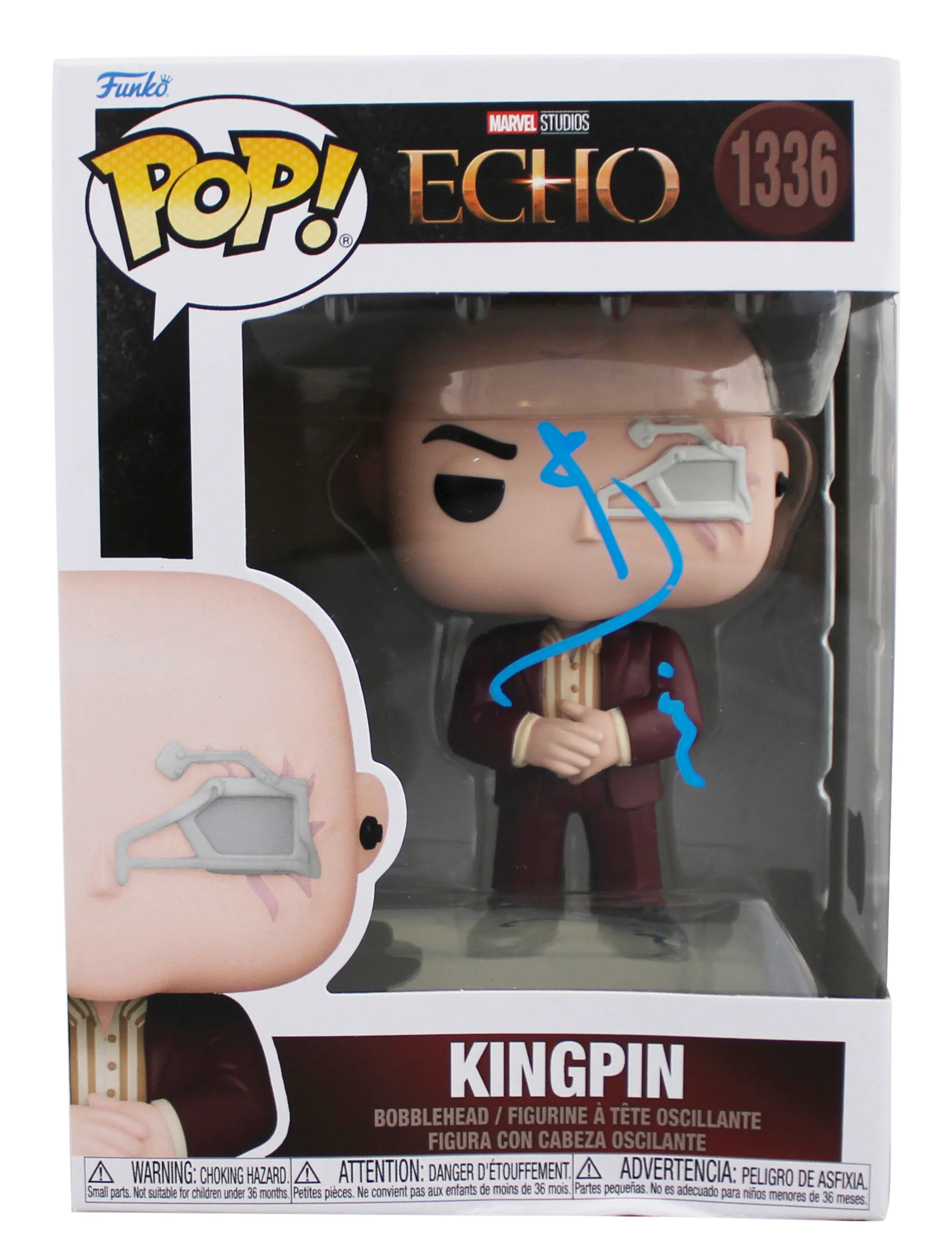 Vincent D'Onofrio Echo Signed Kingpin #1336 Funko Pop Vinyl Figure BAS #BL69233 - Image 2