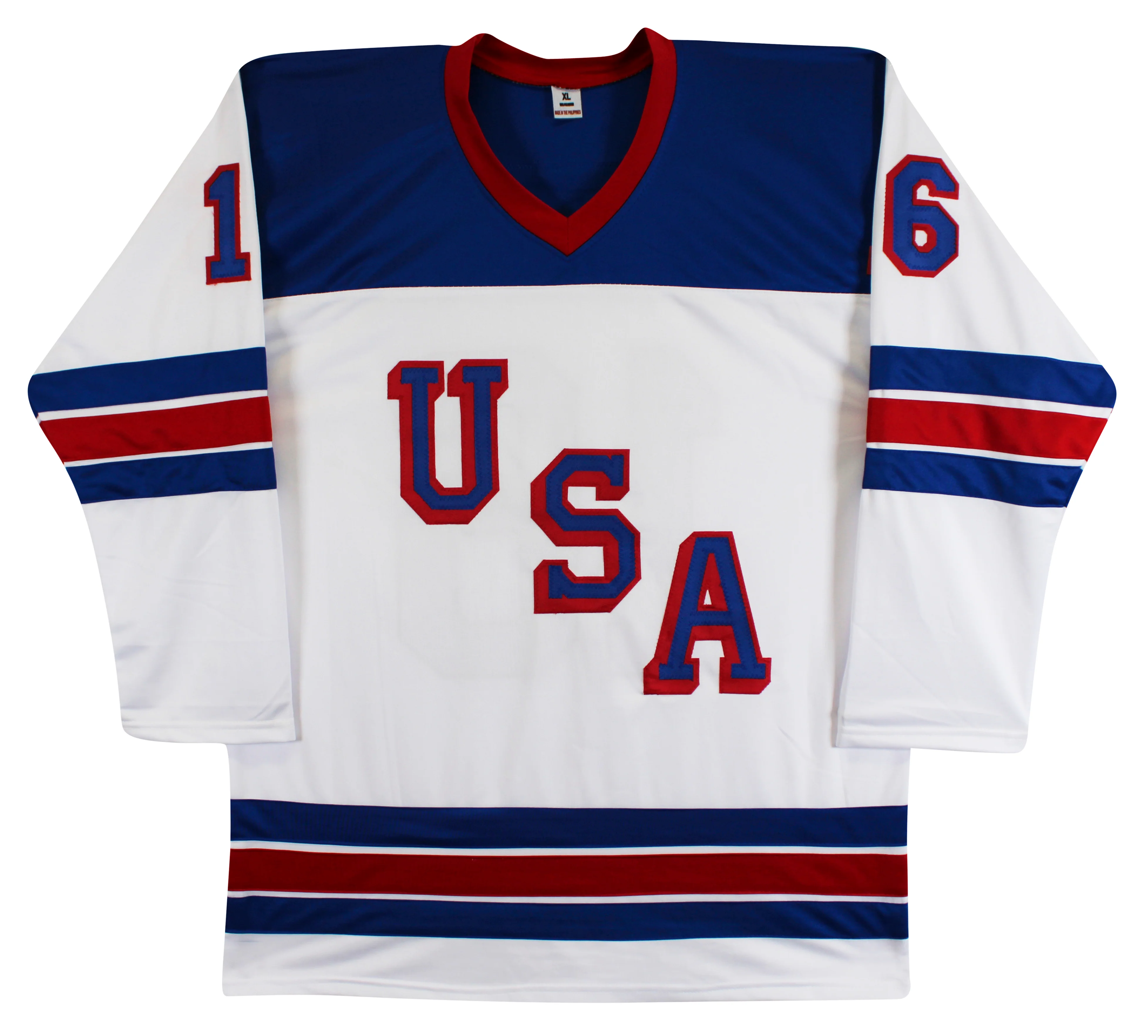 Vincent Trocheck Team USA Authentic Signed White Pro Style Jersey BAS Witnessed - Image 4