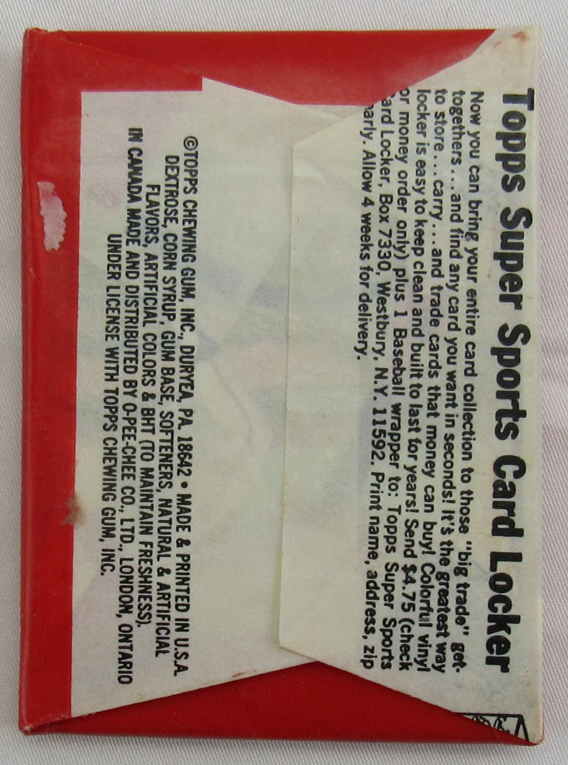 1976 Topps Vintage Baseball Wax Pack - Brett, Eckersley, Aaron. - Image 2