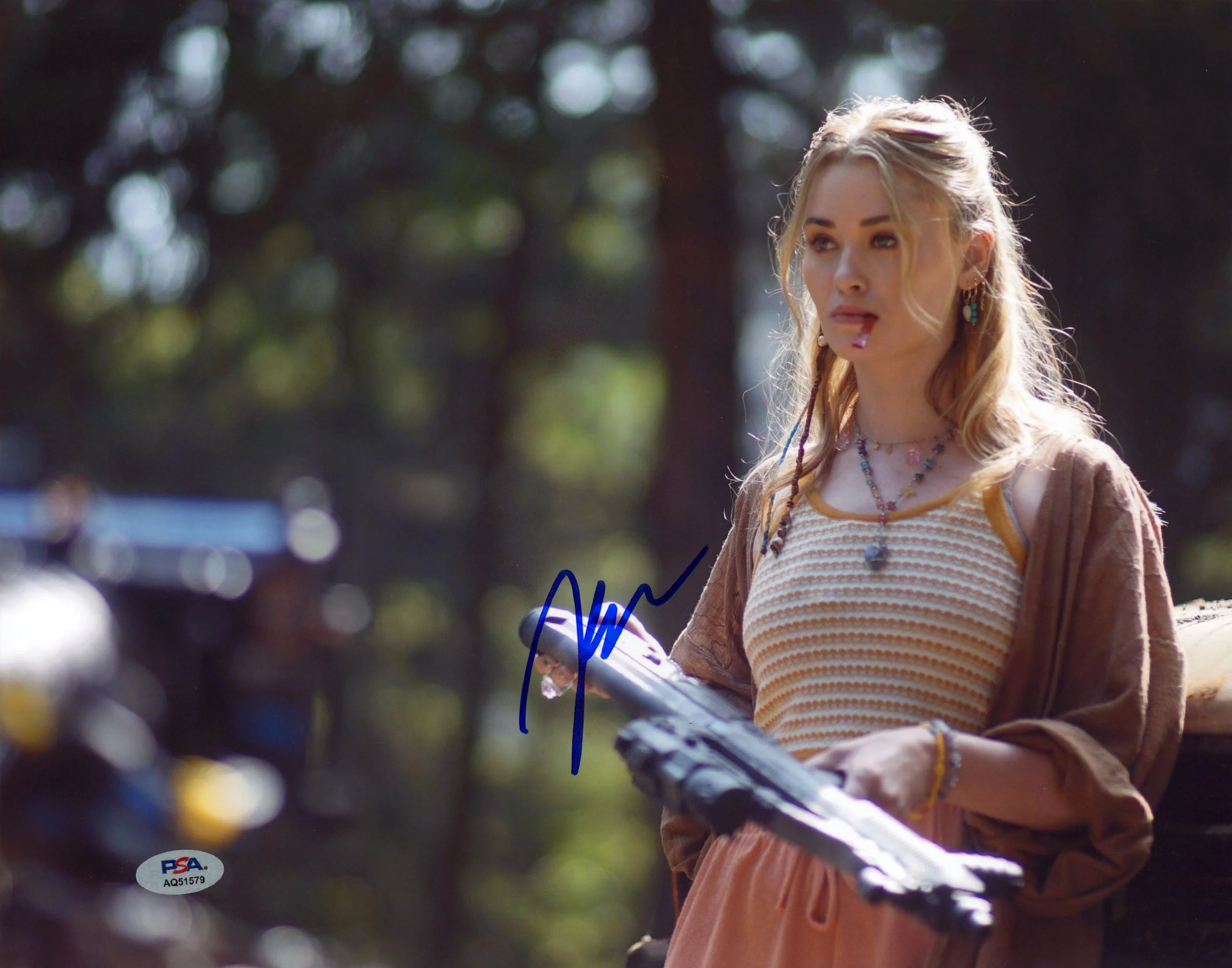Virginia Gardner A Breed Apart Authentic Signed 11x14 Photo PSA/DNA #AQ51579 - Image 2