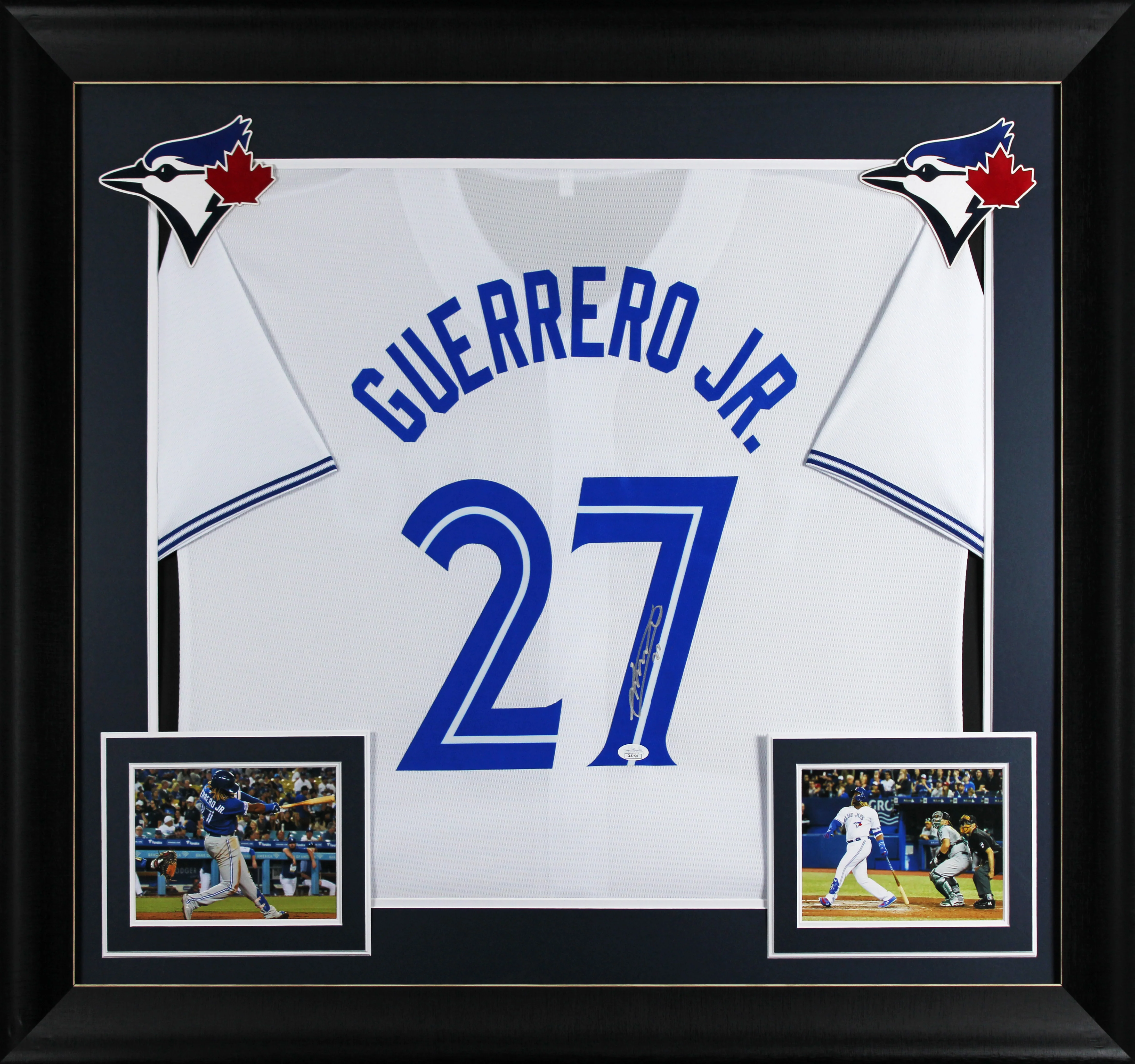 Vladimir Guerrero Jr. Authentic Signed White Pro Style Framed Jersey JSA - Image 2