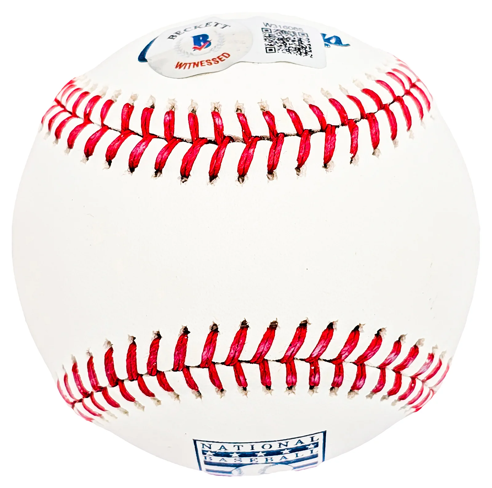 Wade Boggs Autographed Official Hall Of Fame HOF Logo Baseball Boston Red Sox Beckett BAS Witness Stock #212244 - Image 3