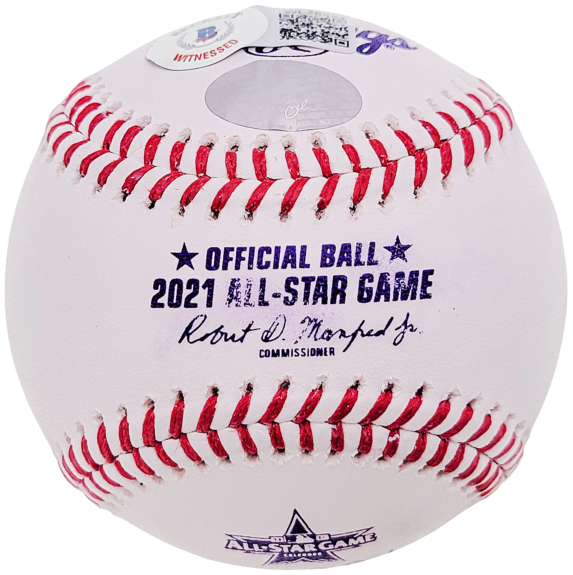 Walker Buehler Autographed Official 2021 All Star Game Logo Baseball Los Angeles Dodgers Beckett BAS QR #WL26554 - Image 2