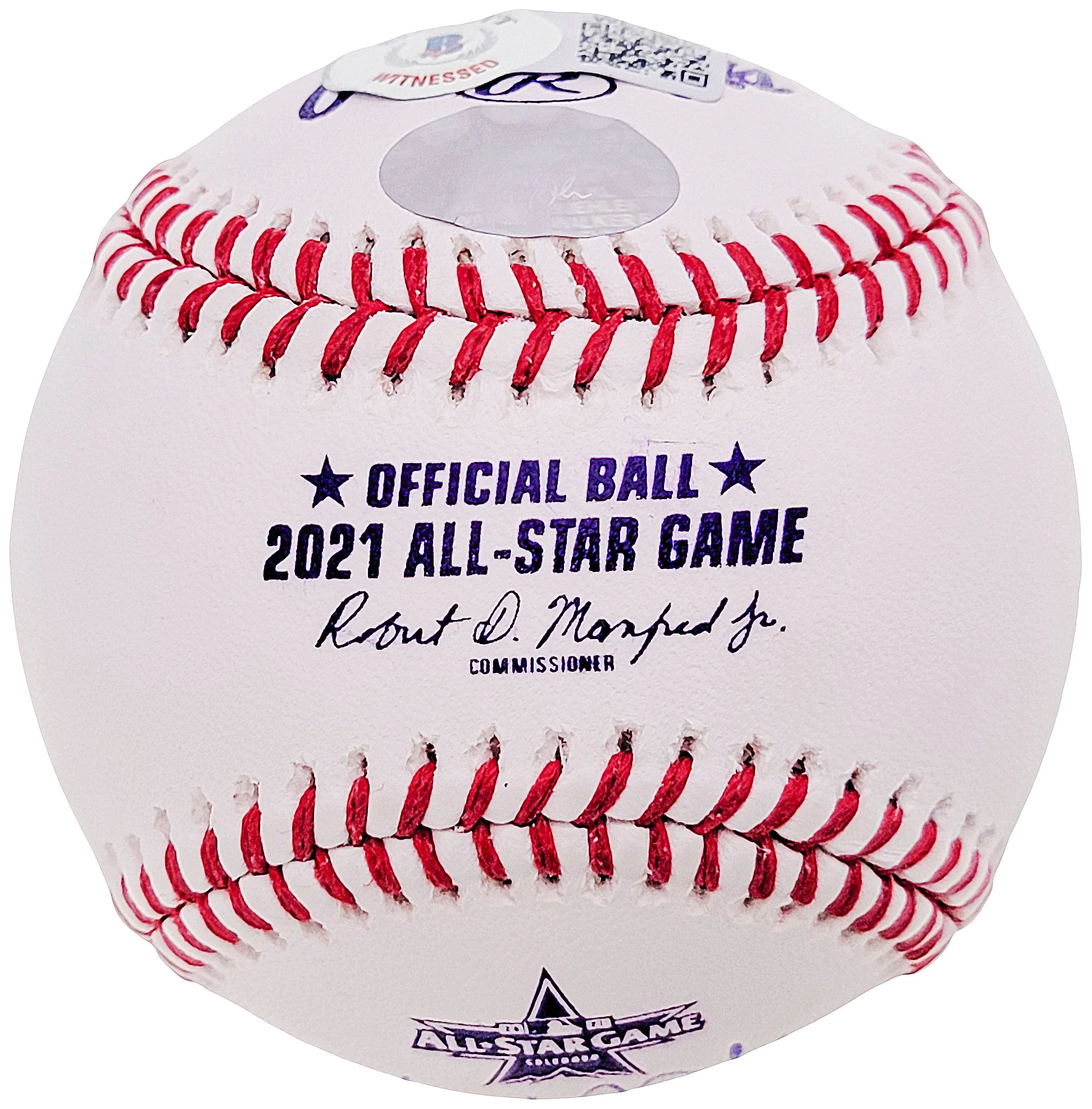 Walker Buehler Autographed Official 2021 All Star Game Logo Baseball Los Angeles Dodgers Beckett BAS QR #WL26615 - Image 2