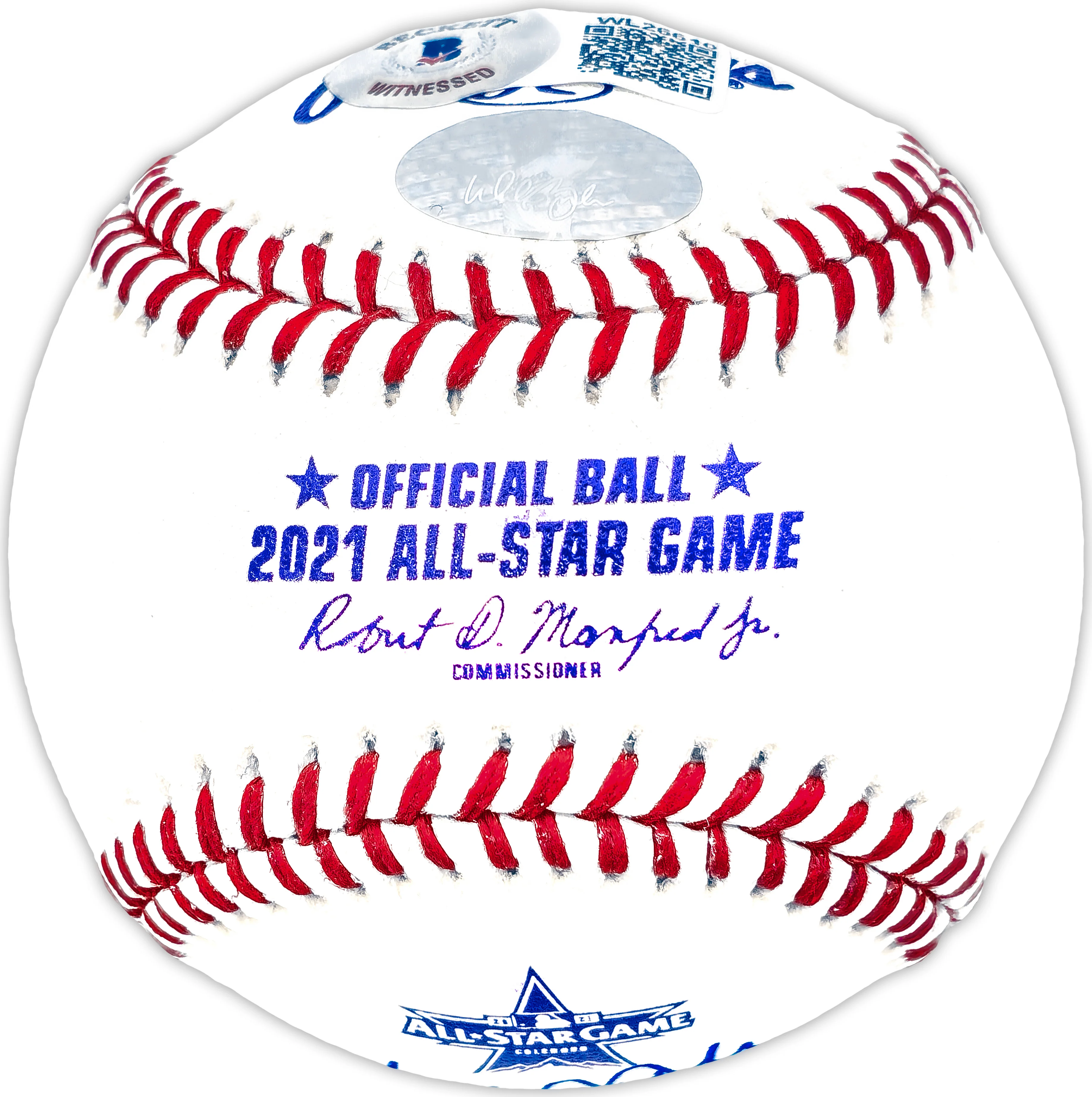Walker Buehler Autographed Official 2021 All Star Game MLB Baseball Dodgers, Red Sox Beckett BAS QR Stock #203869 - Image 2