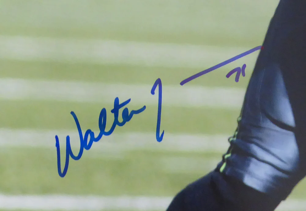 Walter Jones Autographed 16x20 Photo Seattle Seahawks MCS Holo Stock #124709 - Image 2