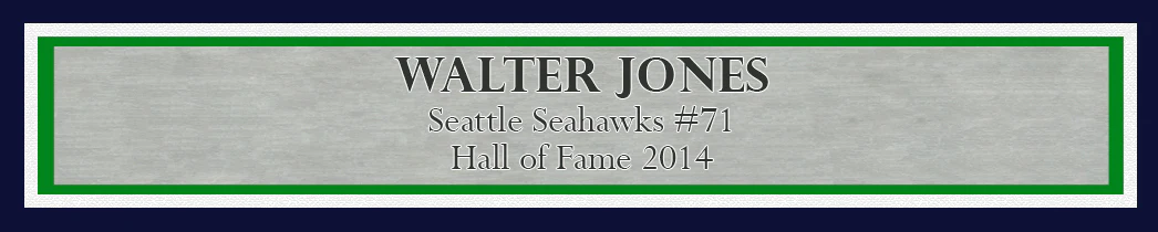 Walter Jones Autographed Framed 16x20 Photo Seattle Seahawks MCS Holo Stock #200380 - Image 4