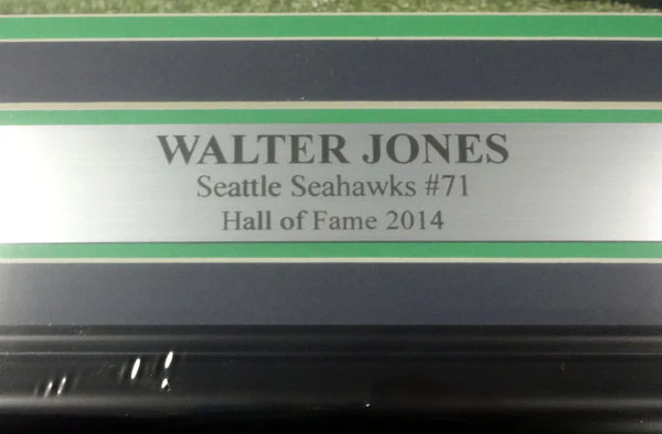Walter Jones Autographed Framed 16x20 Photo Seattle Seahawks MCS Holo Stock #99723 - Image 3