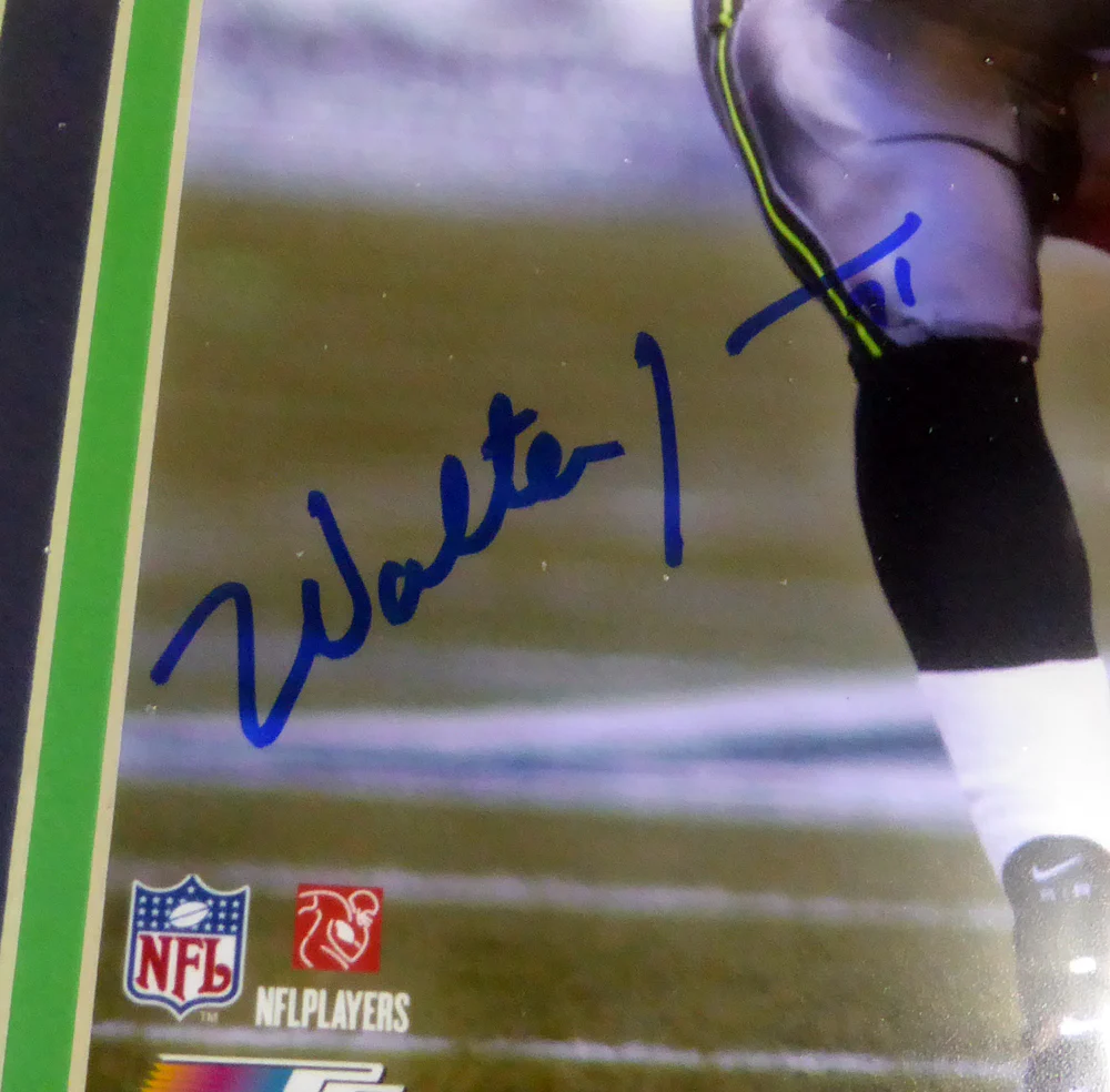 Walter Jones Autographed Framed 8x10 Photo Seattle Seahawks MCS Holo Stock #130250 - Image 2