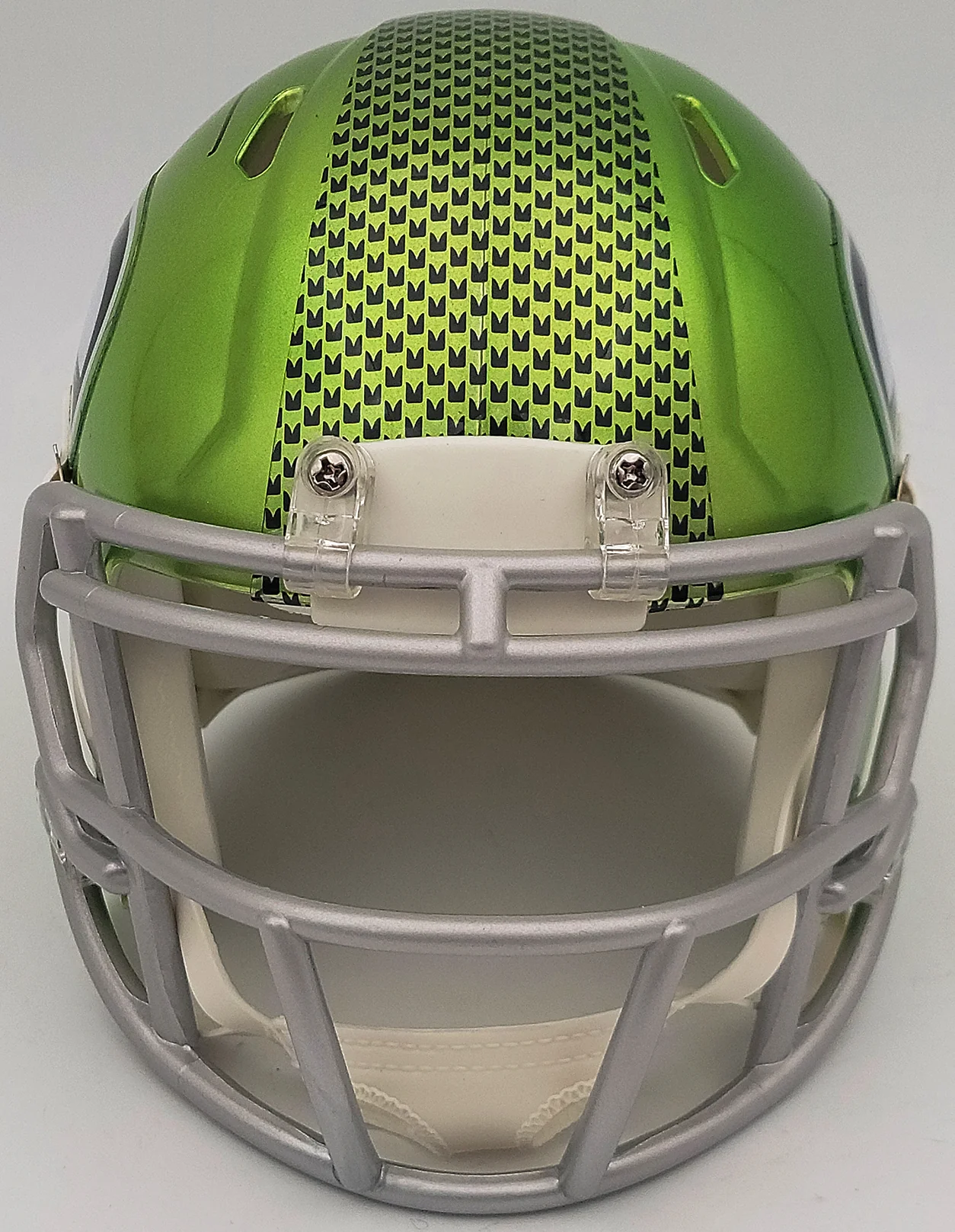Walter Jones Autographed Seattle Seahawks Flash Green Speed Mini Helmet MCS Holo Stock #203087 - Image 5