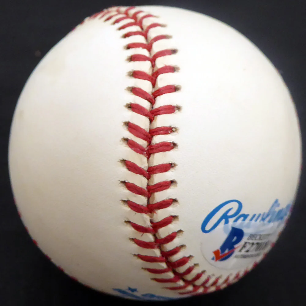 Walter Masterson Autographed Official AL Baseball Boston Red Sox, Detroit Tigers Beckett BAS #F27018 - Image 4