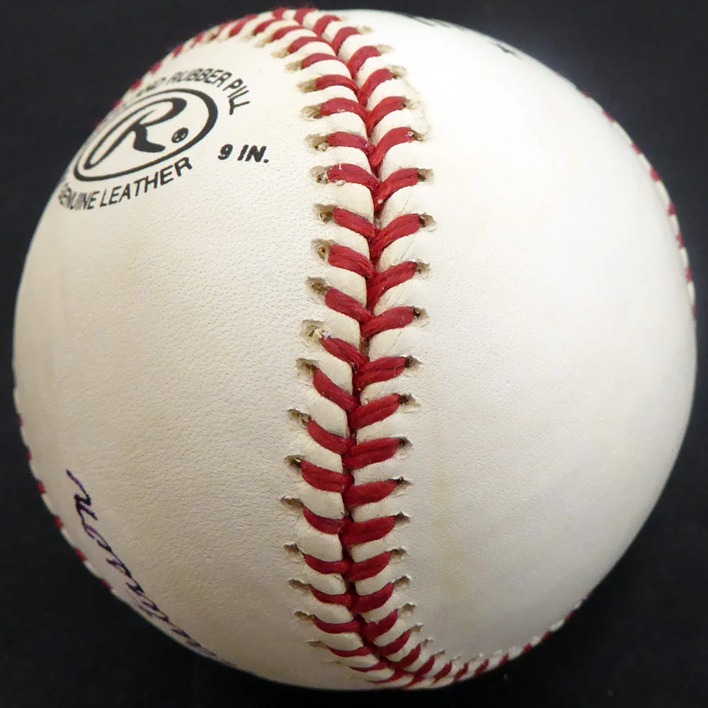 Walter Masterson Autographed Official League Baseball Boston Red Sox, Detroit Tigers Beckett BAS #F27022 - Image 3
