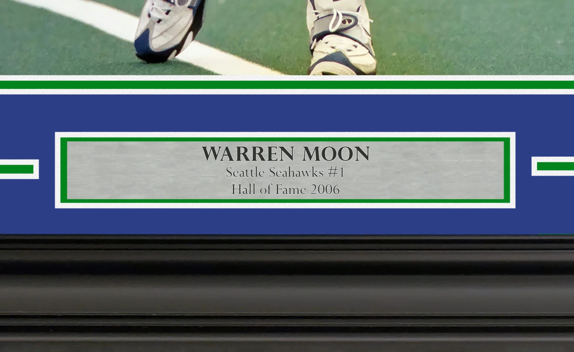 Warren Moon Autographed Framed 16x20 Photo Seattle Seahawks MCS Holo Stock #254264 - Image 4